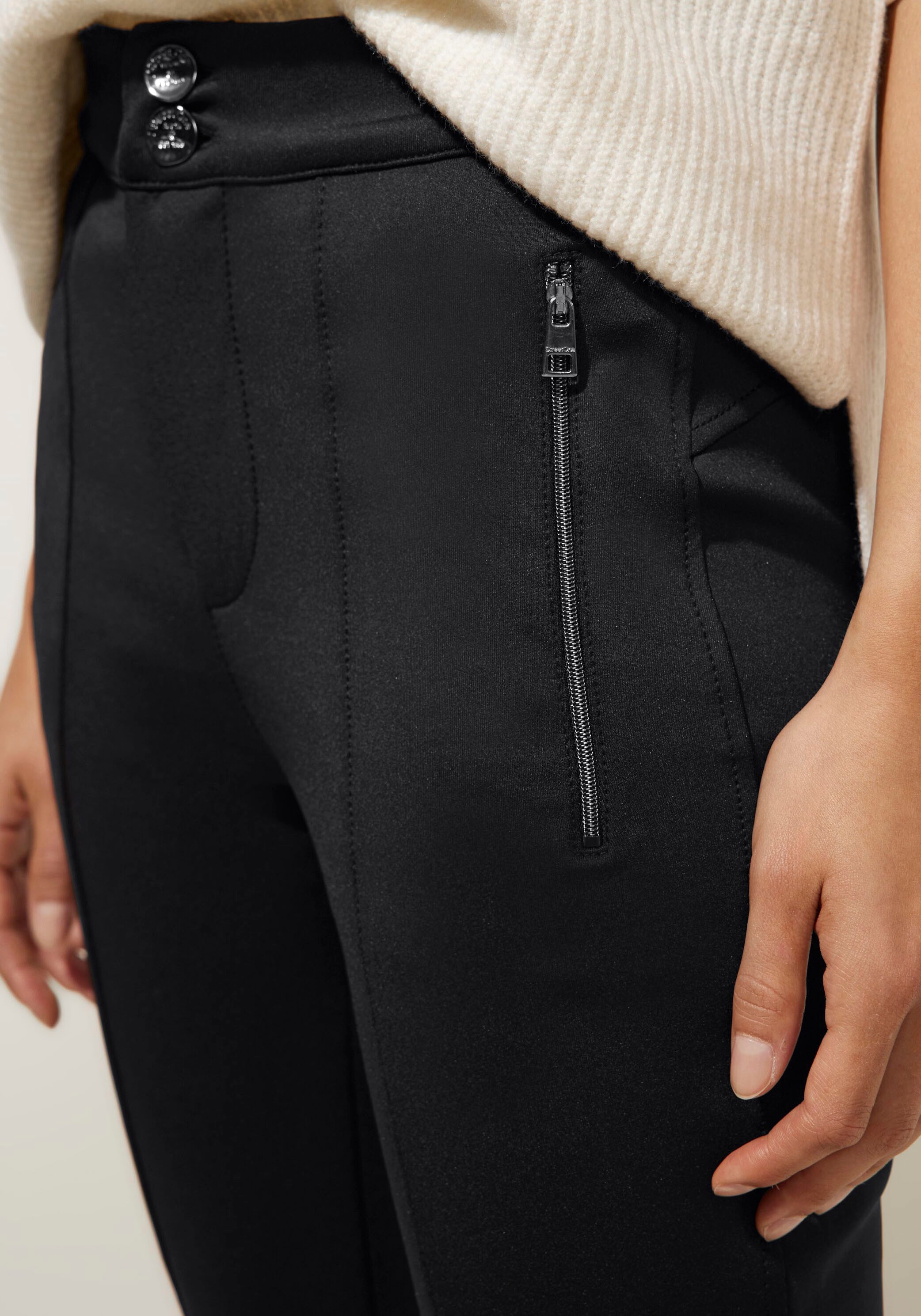 STREET ONE 7/8-Hose, mit Ziernähten auf der Vorderseite