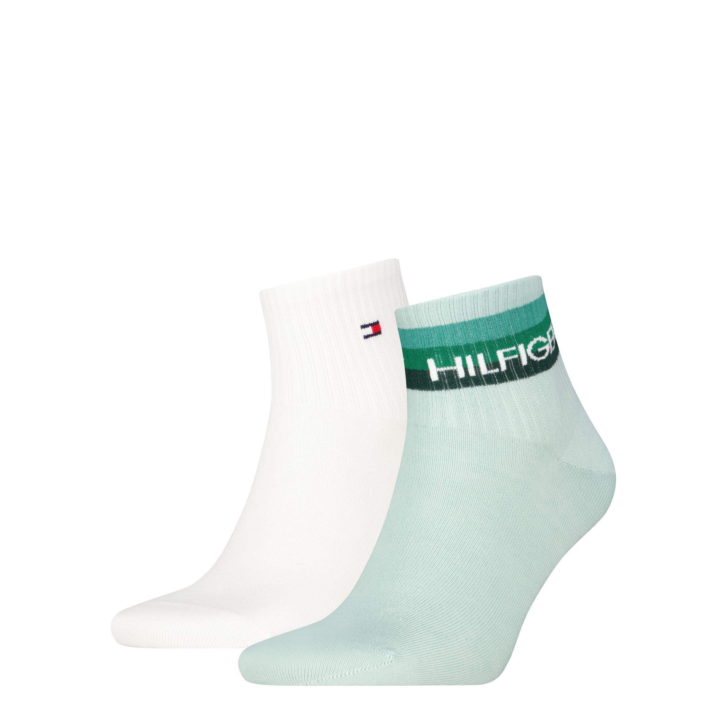 Image of Tommy Hilfiger Kurzsocken "TH MEN QUARTER 2P SPORT TH LOGO" 2 Paar