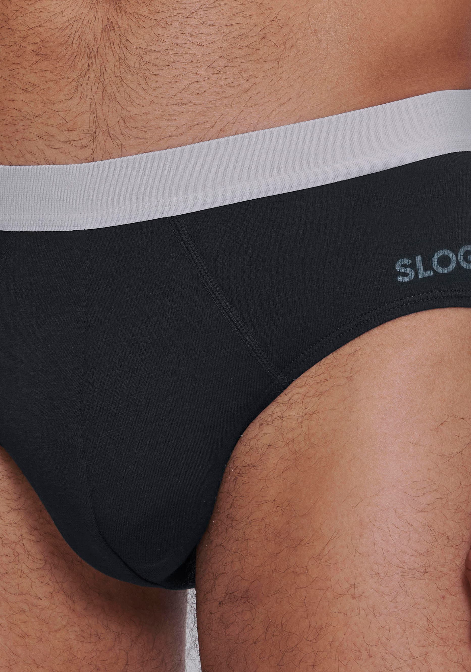 sloggi Slip »men GO ABC 2.0 Brief 2P«, (Packung, 2 St.), super weicher Baumwoll- und Elasthan-Mix