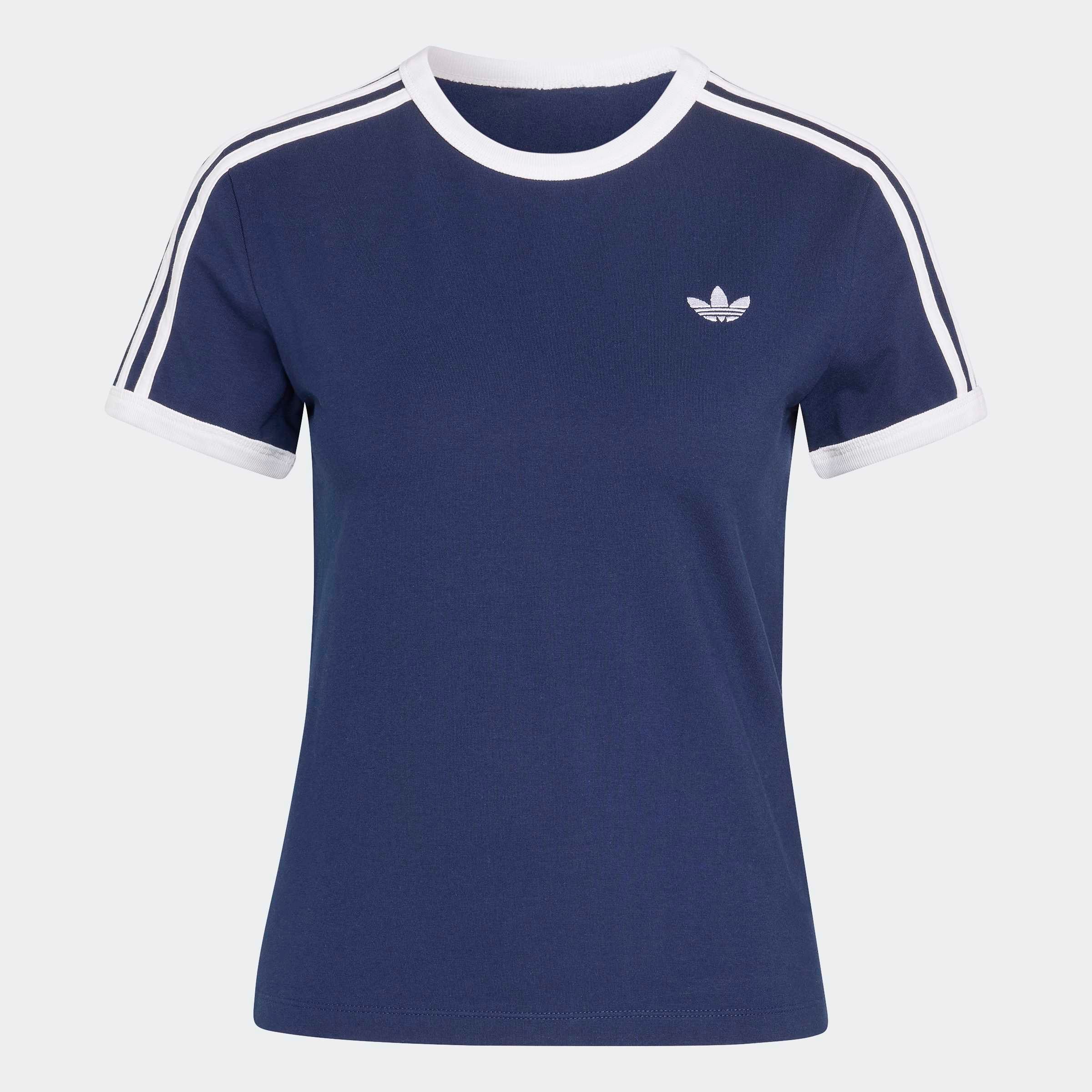 adidas Originals T-Shirt »3-STREIFEN, SCHMAL GESCHNITTEN« sanft anliegende Passform, ohne Verschluss, für sportlichen Look