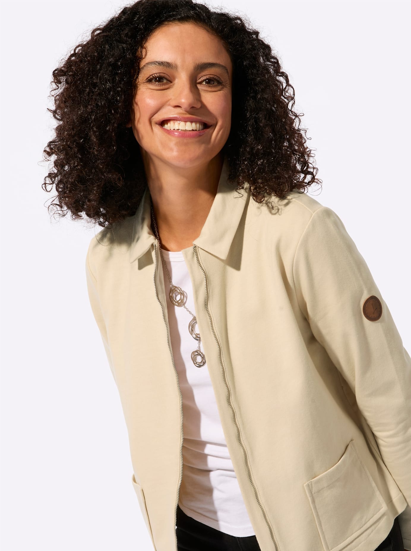 Casual Looks Veste chemise »Sweatjacke« 1 pièces