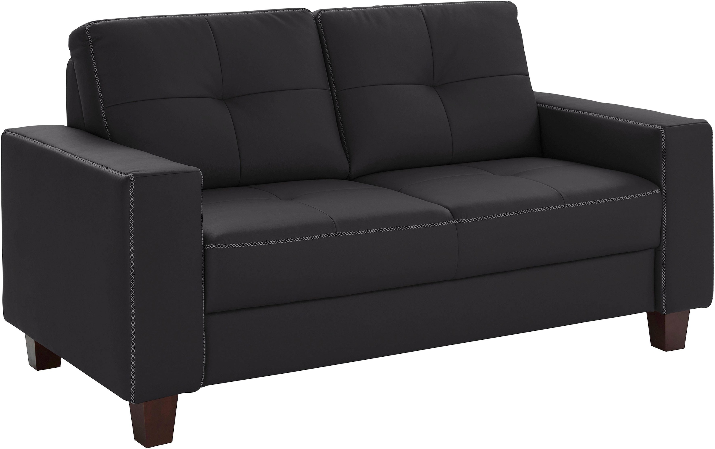 PLACES OF STYLE 2,5-Sitzer »Varese« mit Kreuznaht und Federkern