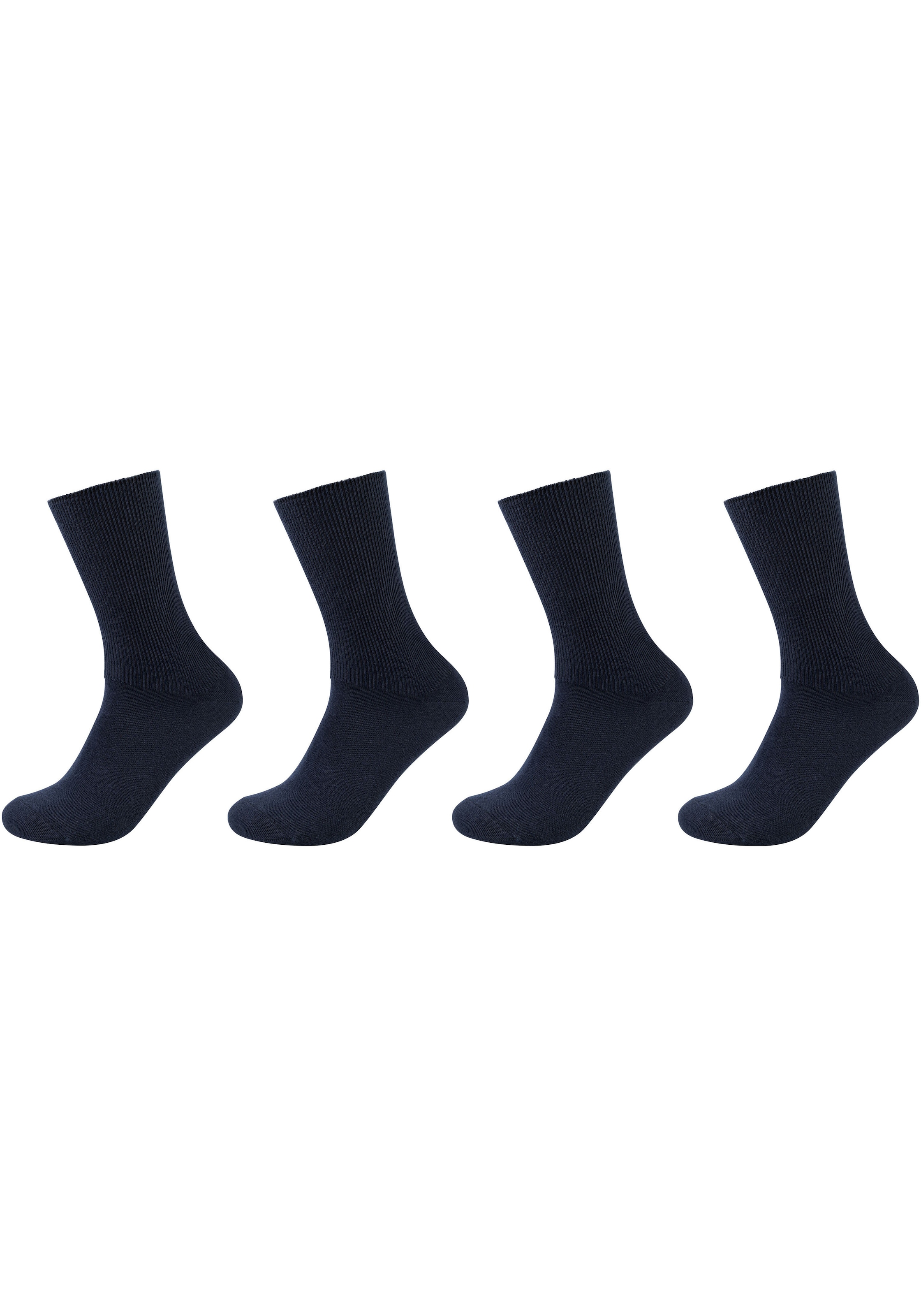 Camano Diabetikersocken, (4er Pack), Superweiche Bündchen, Venenfreundliche Socken