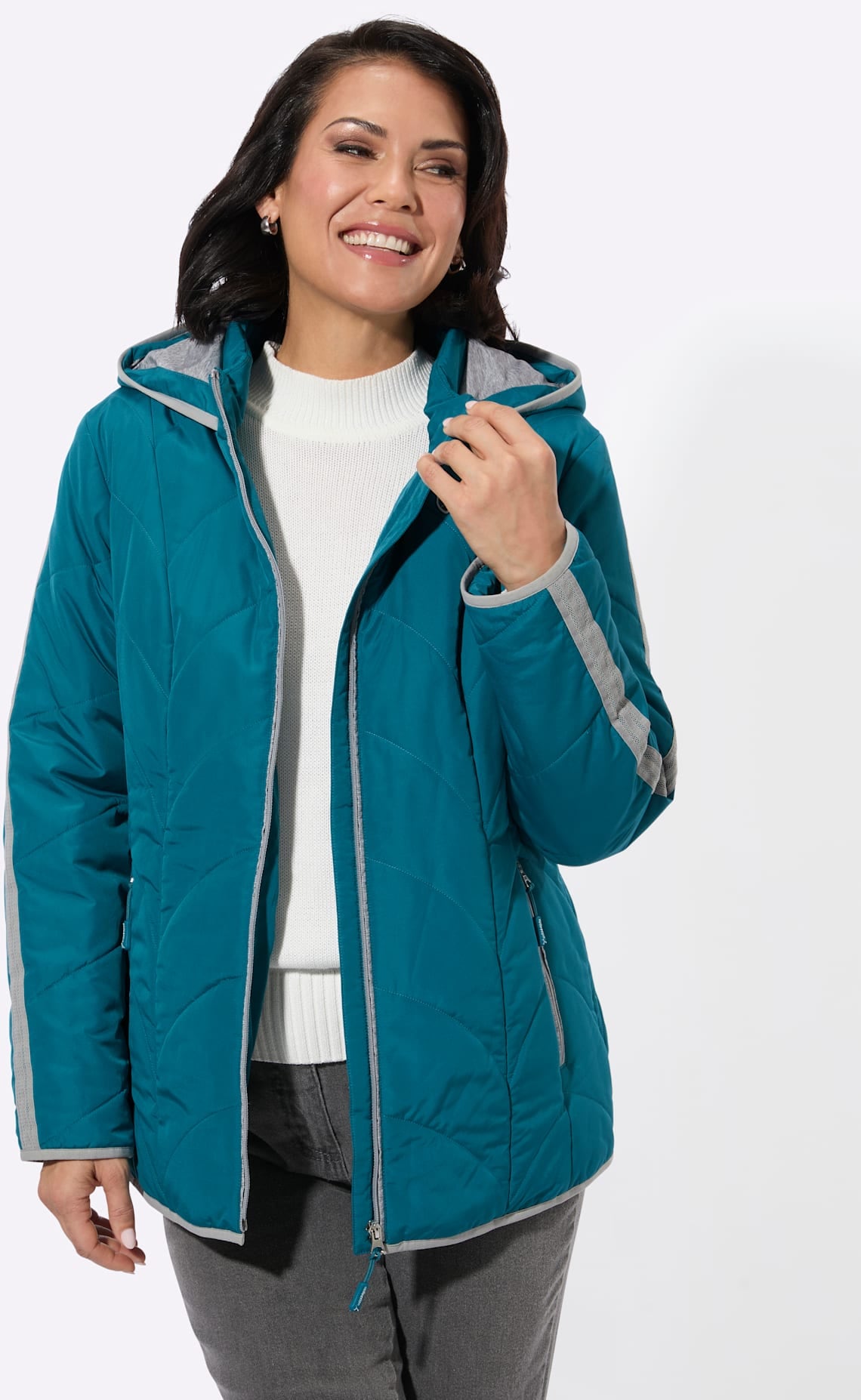 Casual Looks Veste matelassée mit Kapuze