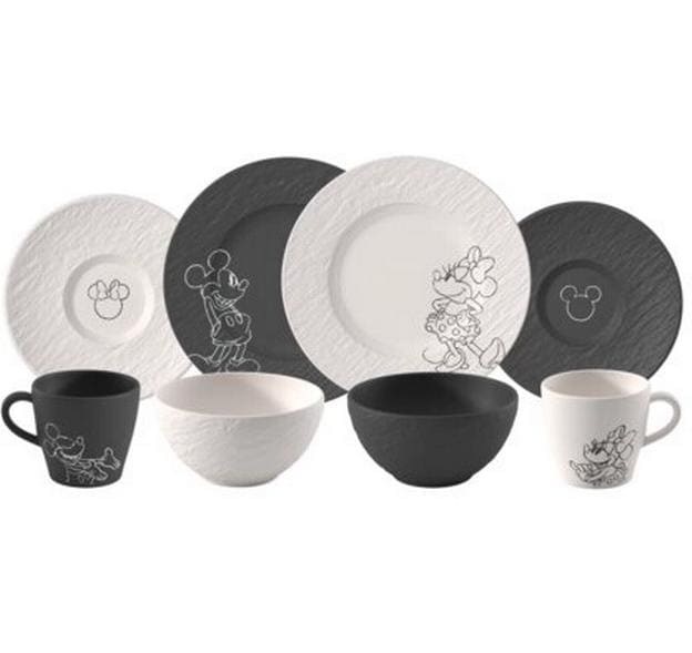 Villeroy & Boch Kindergeschirr-Set »Manufacture Rock – Mickey Mouse 8-teilig«