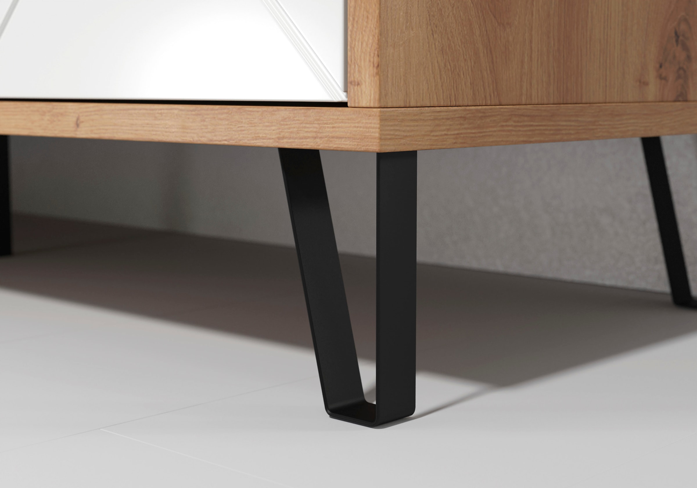 Home affaire Buffet haut »Tarragona« Highboard mit 4 Türen & Soft-Close - (B/T/H) 123/40/136 cm