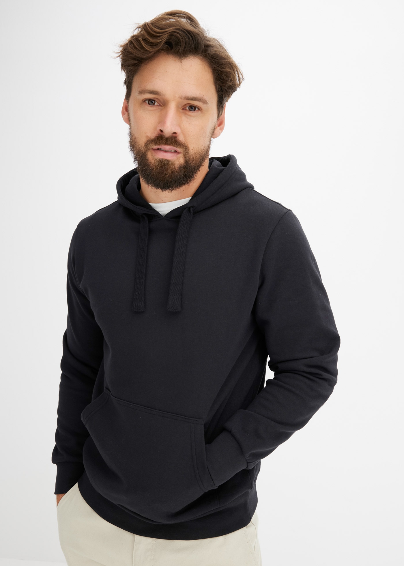 Image of bonprix Kapuzensweatshirt "Hoodie", Regular Fit, mit Kapuze, angenehme Baumwollmischung