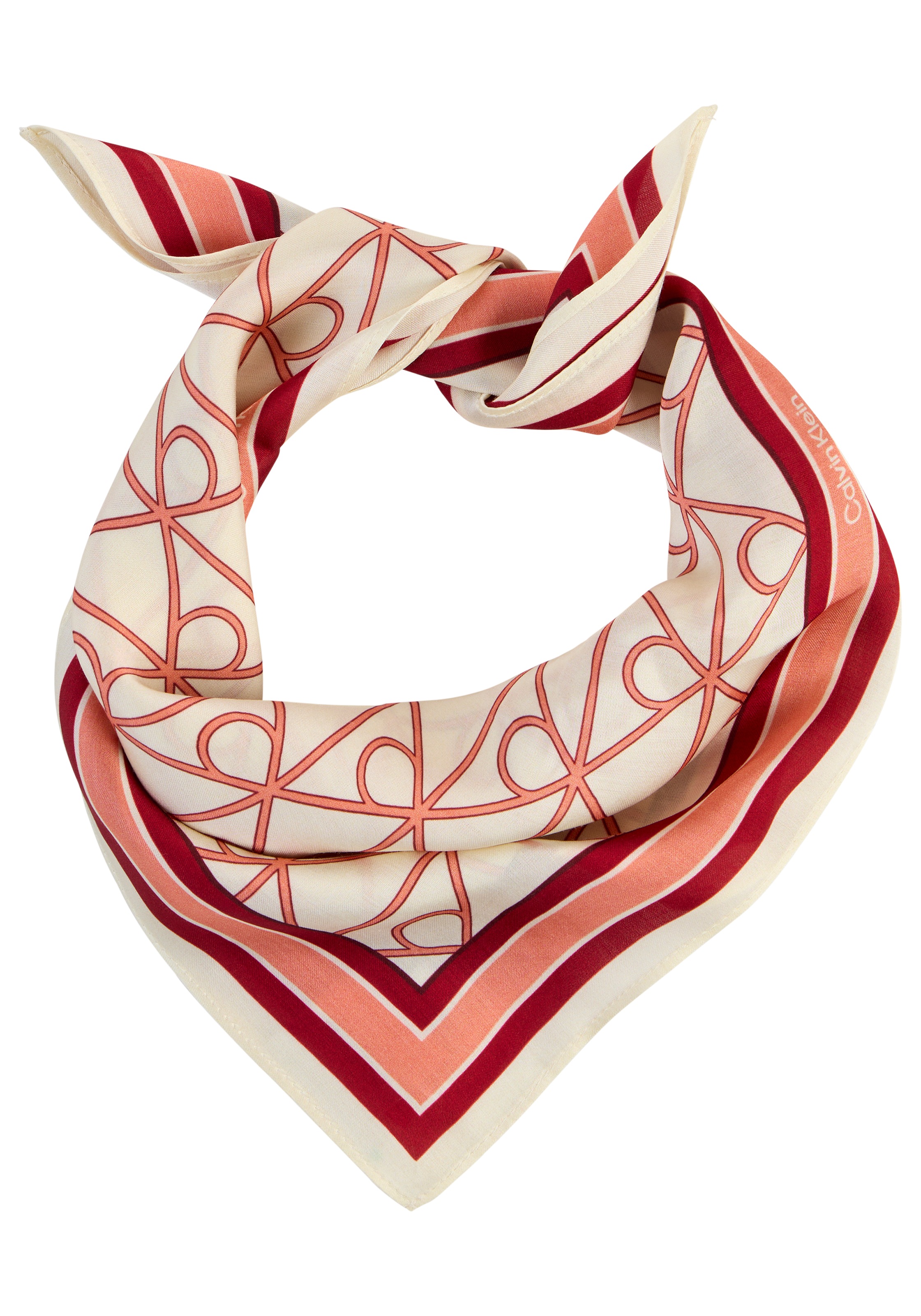 Image of Calvin Klein Modetuch "EMBLEM AOP PRINTED BANDANA" Regular fit mit Muster