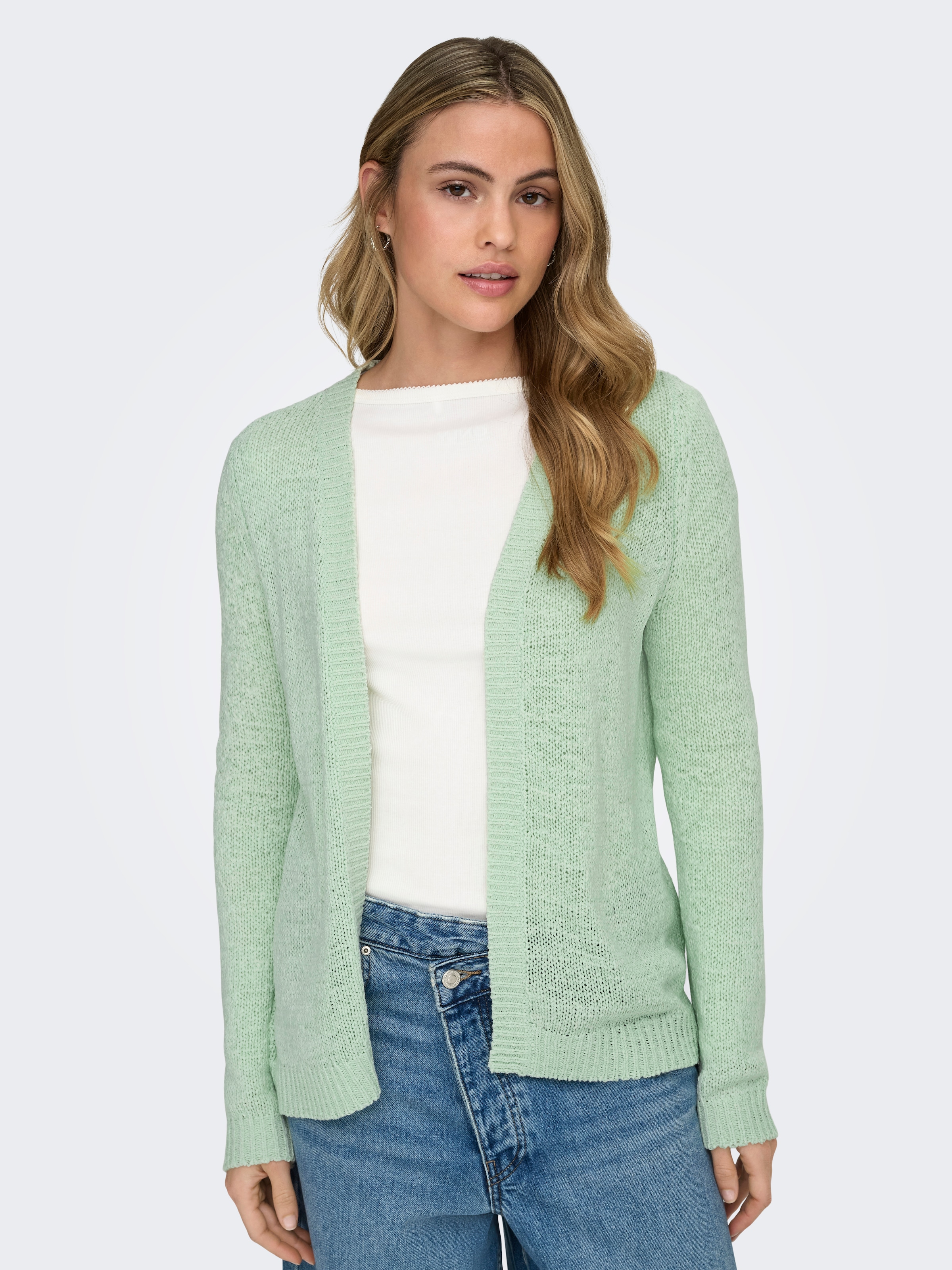 ONLY Strickjacke »ONLGEENA LS OPEN CARDIGAN KNT«
