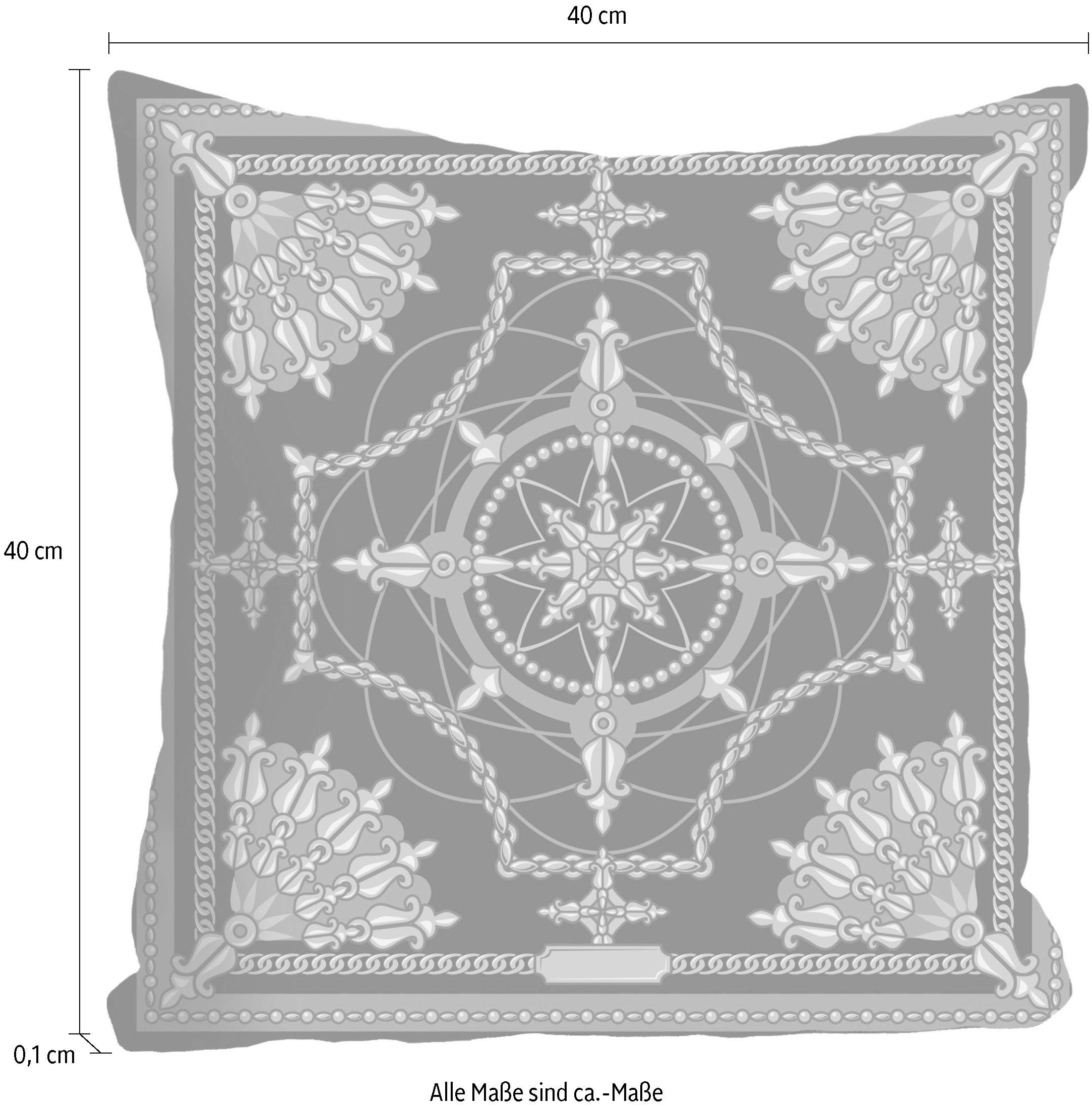 queence Dekokissen »»Ornament«,«, Kissenhülle ohne Füllung, 1 Stück