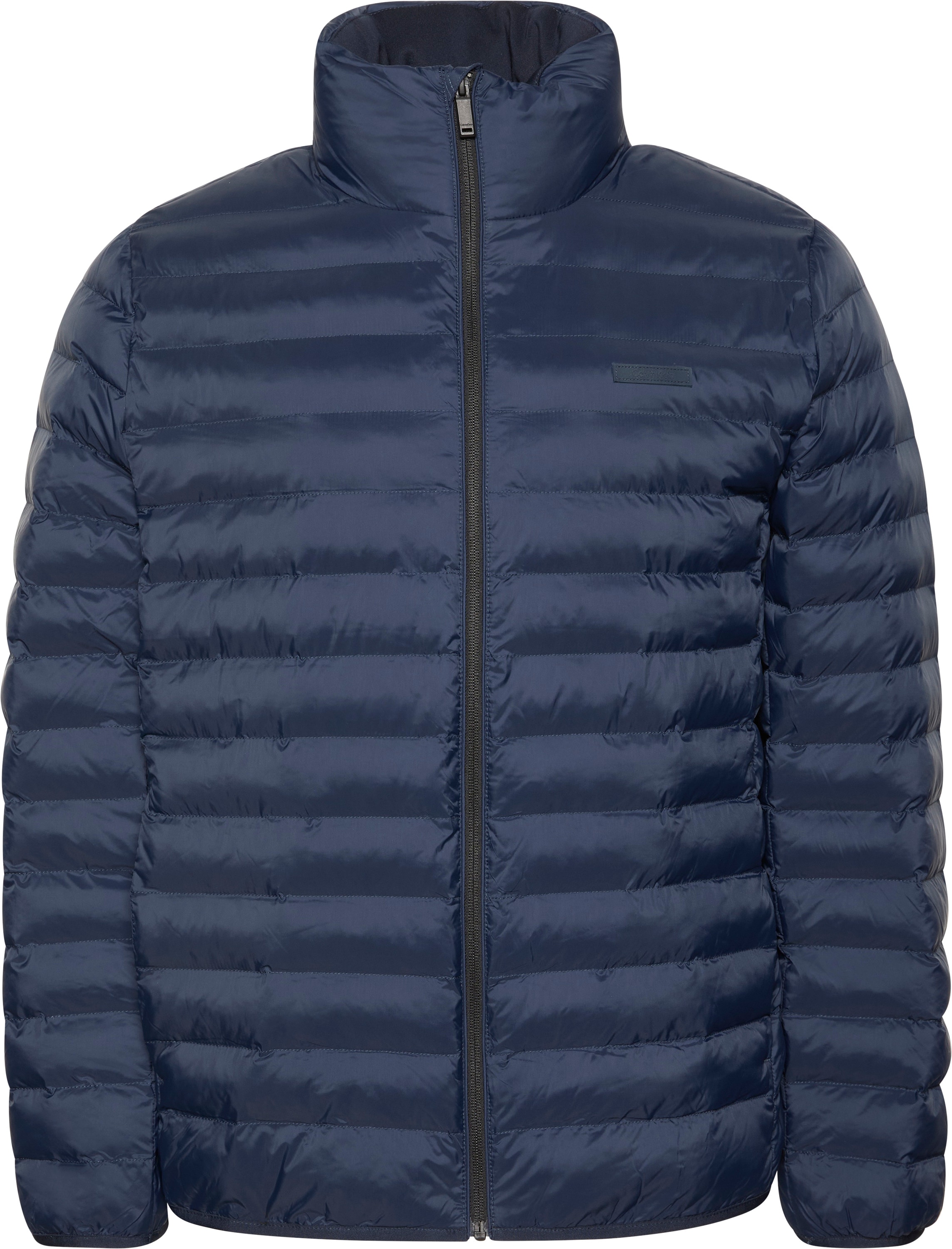 Calvin Klein Steppjacke »LS LT WT NYLN CHNNLD« ohne Kapuze Mit Rundhalsausschnitt