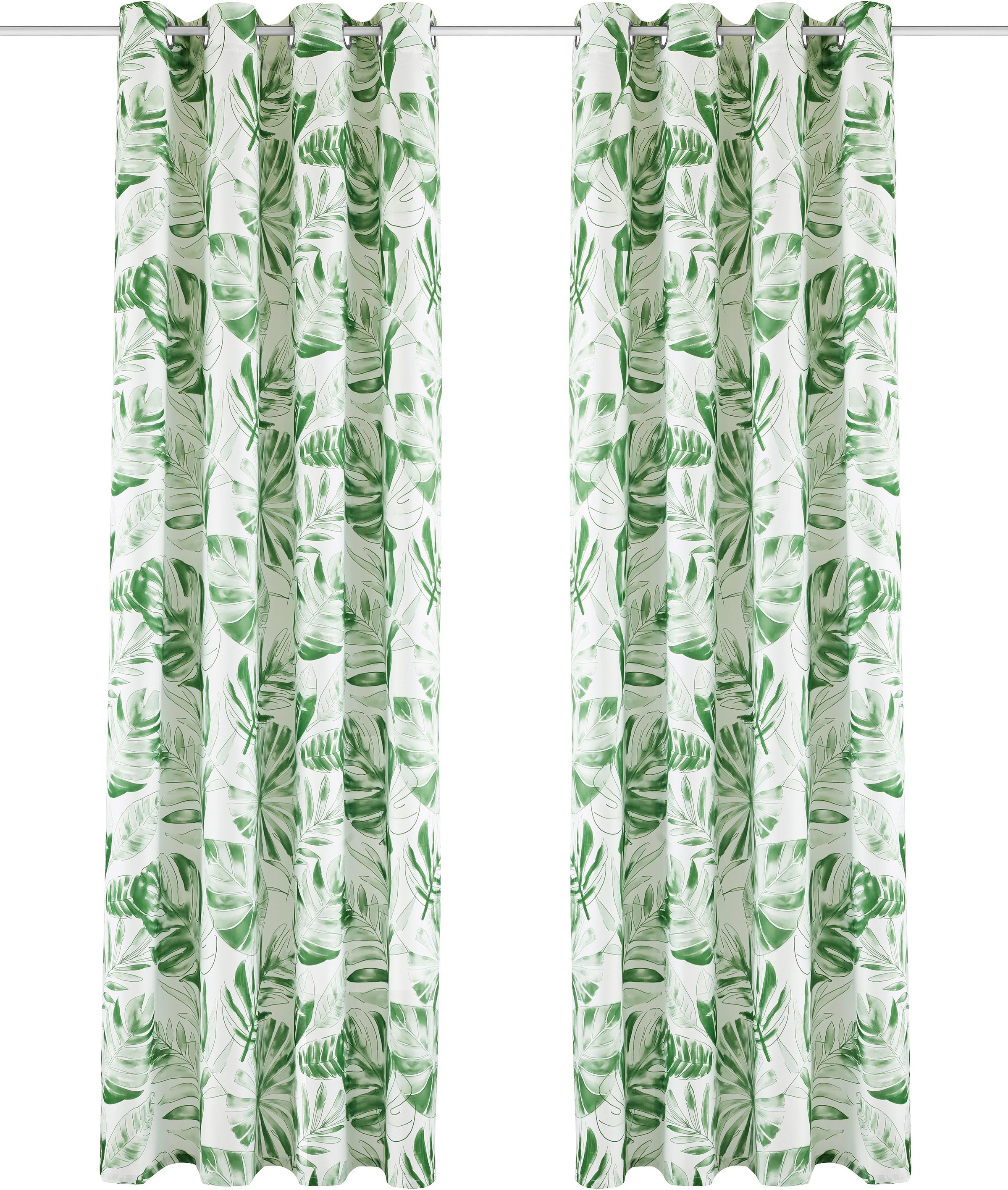 Image of my home Vorhang »Monstera«, (1 St.), Blickdicht, Polyester bei Ackermann Versand Schweiz
