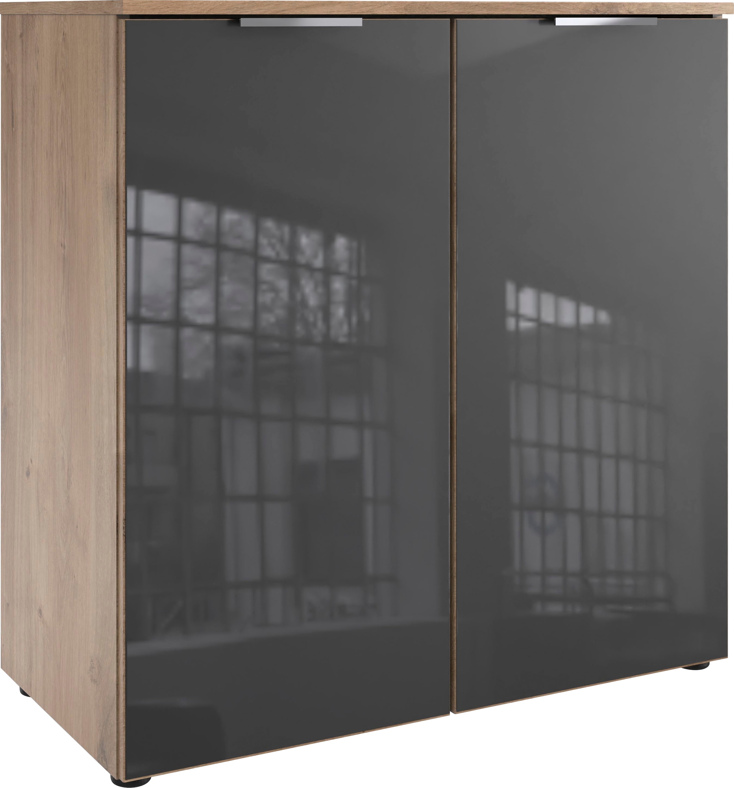 Image of Wimex Kommode "Level36 C by fresh to go" mit Glaselementen auf der Front, soft-close Funktion, 81cm breit