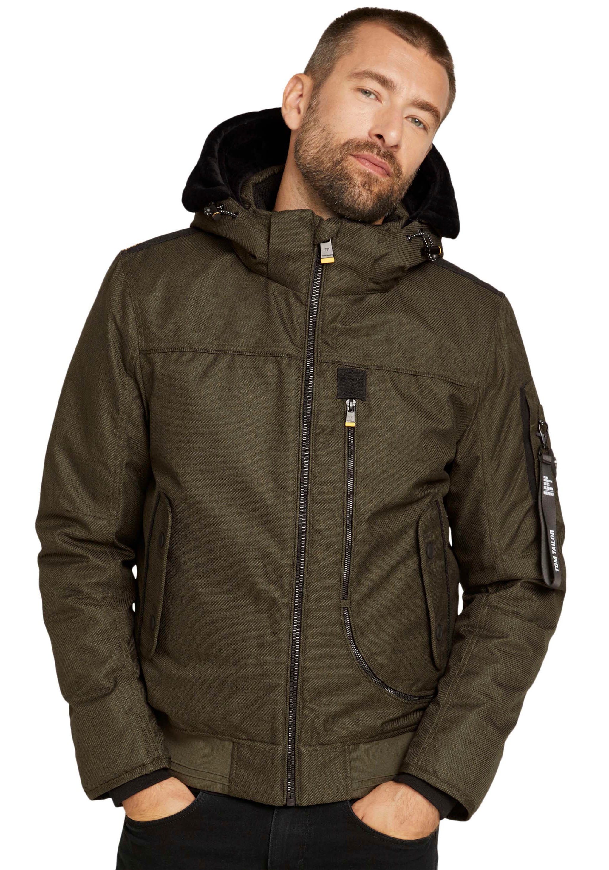 Image of TOM TAILOR Blouson, mit abnehmbarem Fellimitatbesatz bei Ackermann Versand Schweiz