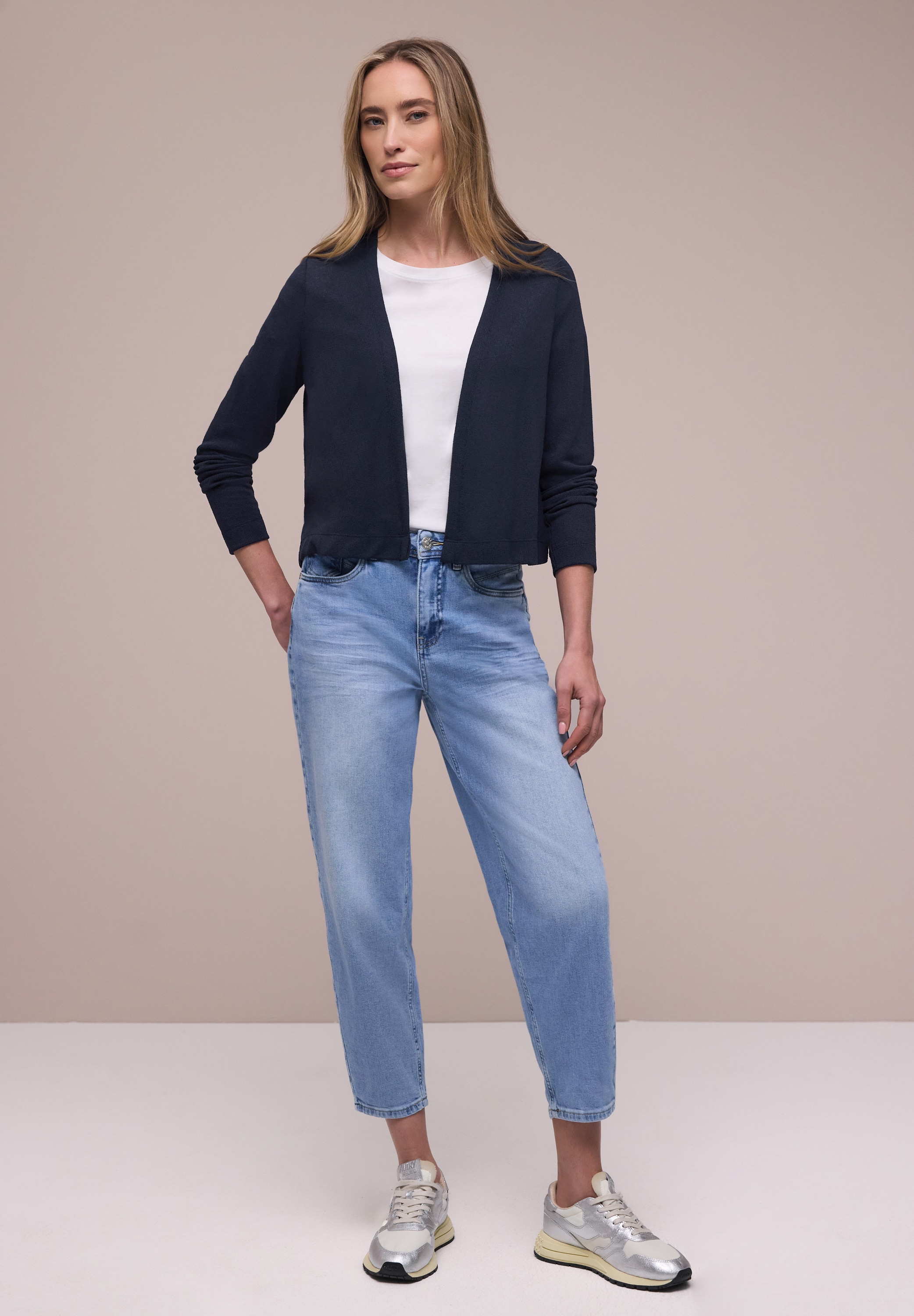 STREET ONE Veste en tricot »Style Nette« in offener Passform