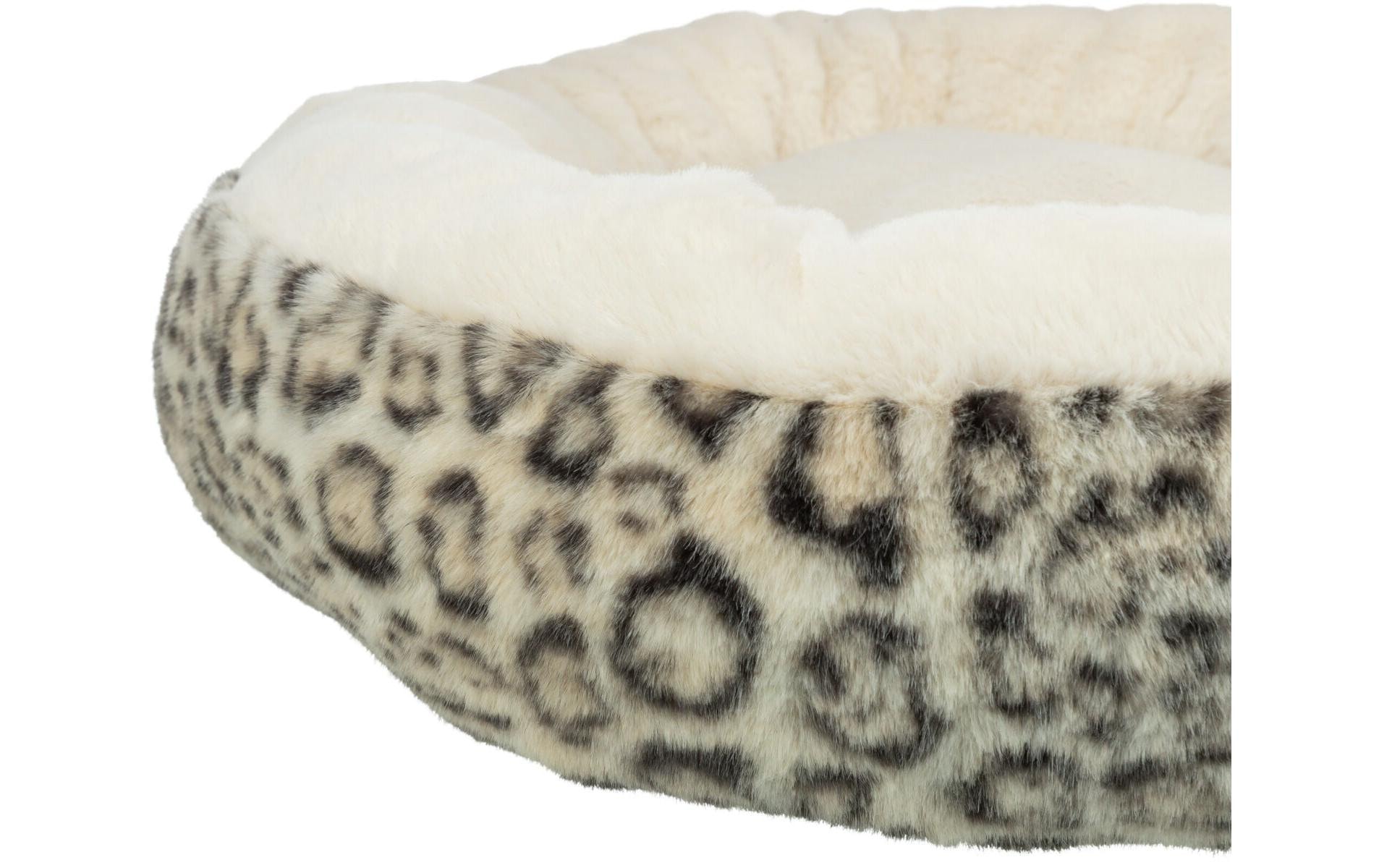 TRIXIE Lit pour animal »Leo rund, ø 50 cm« Polyester housse amovible, base antidérapante, lavable à 40°