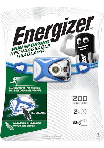 Energizer Kopflampe »Rechargeable Sport Headlight«, wiederaufladbare Stirnlampe kaufen