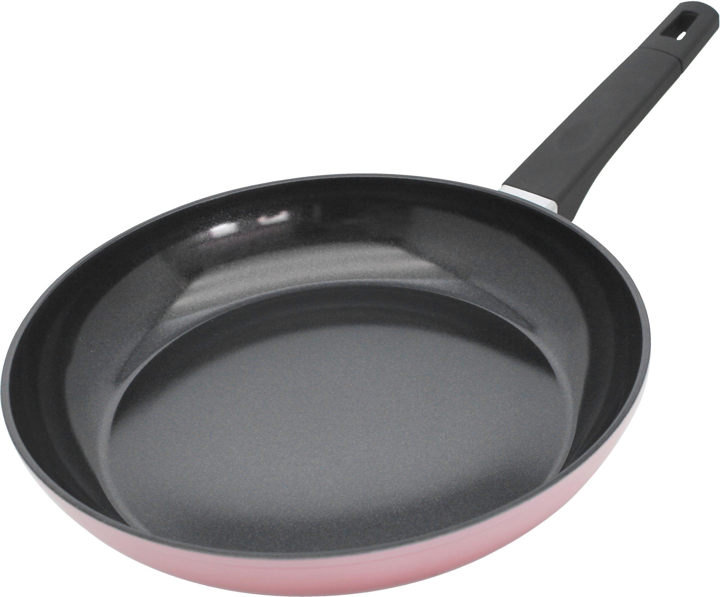 Elo Basic Bratpfanne »Basic Pfanne + Gratis Mini Herzpfanne« Aluminium Set, 2 tlg. aussen rosé Silicon Polyester beschichtet
