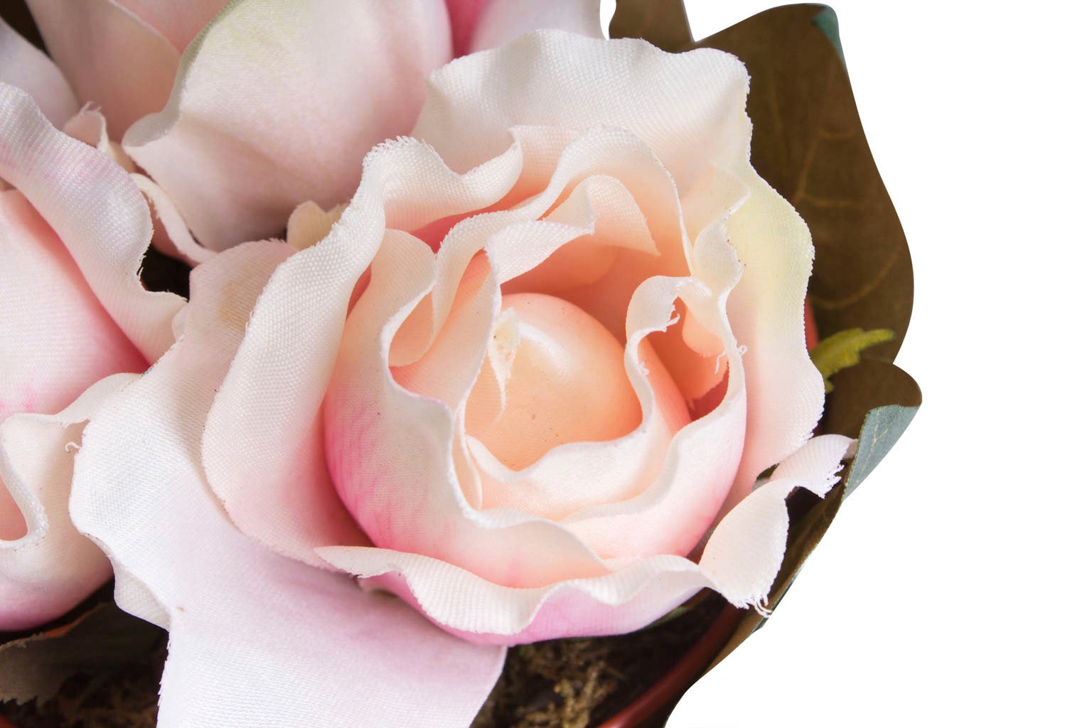 Botanic-Haus Kunstblume »Rosenarrangement gross mit Blättern umwickelt«