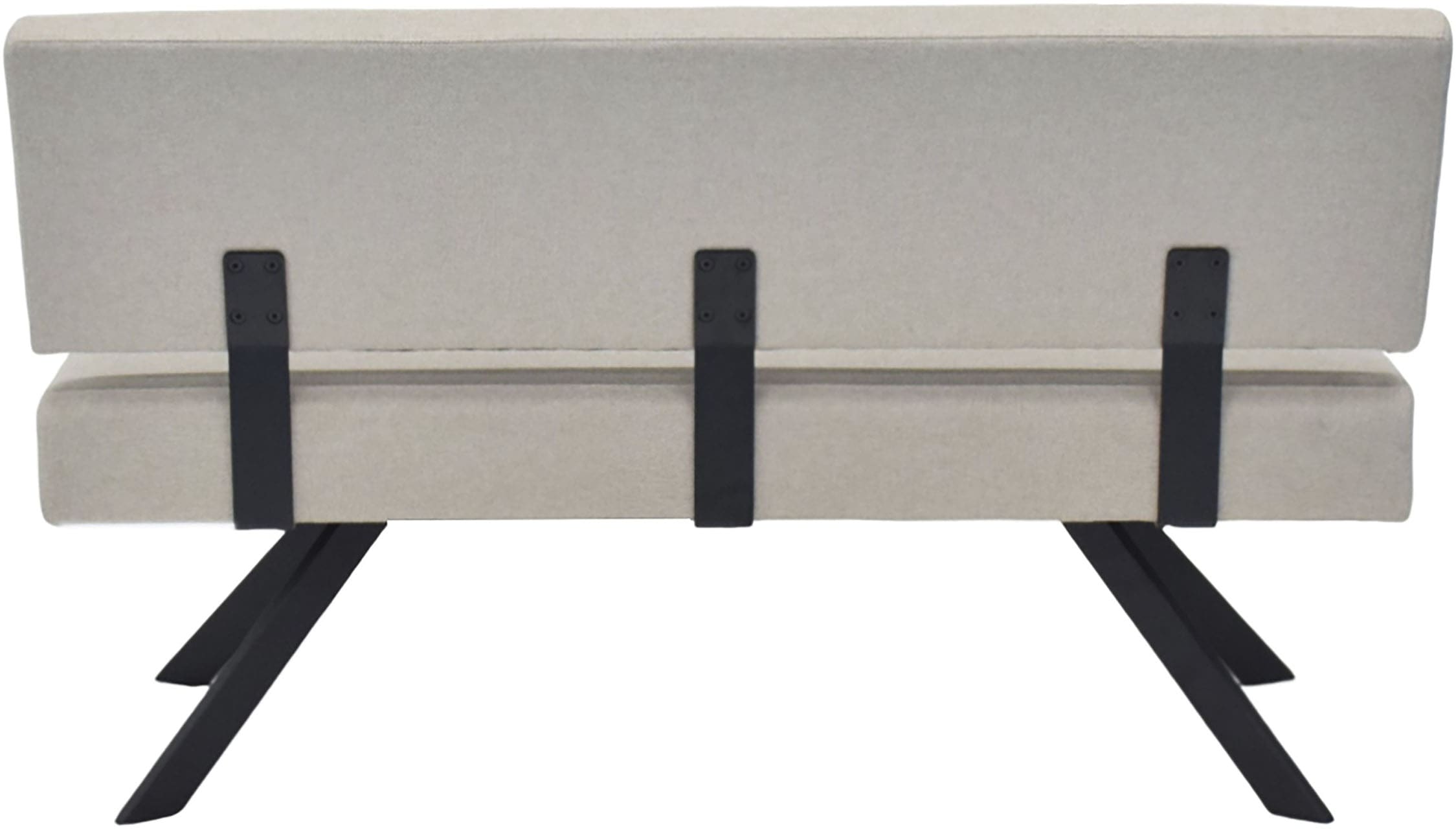byLIVING Banc »TORONTO« Webstoff, bis 160 kg, Taschenfederkern, 4-Fussgestell, 3 Sitzplätze