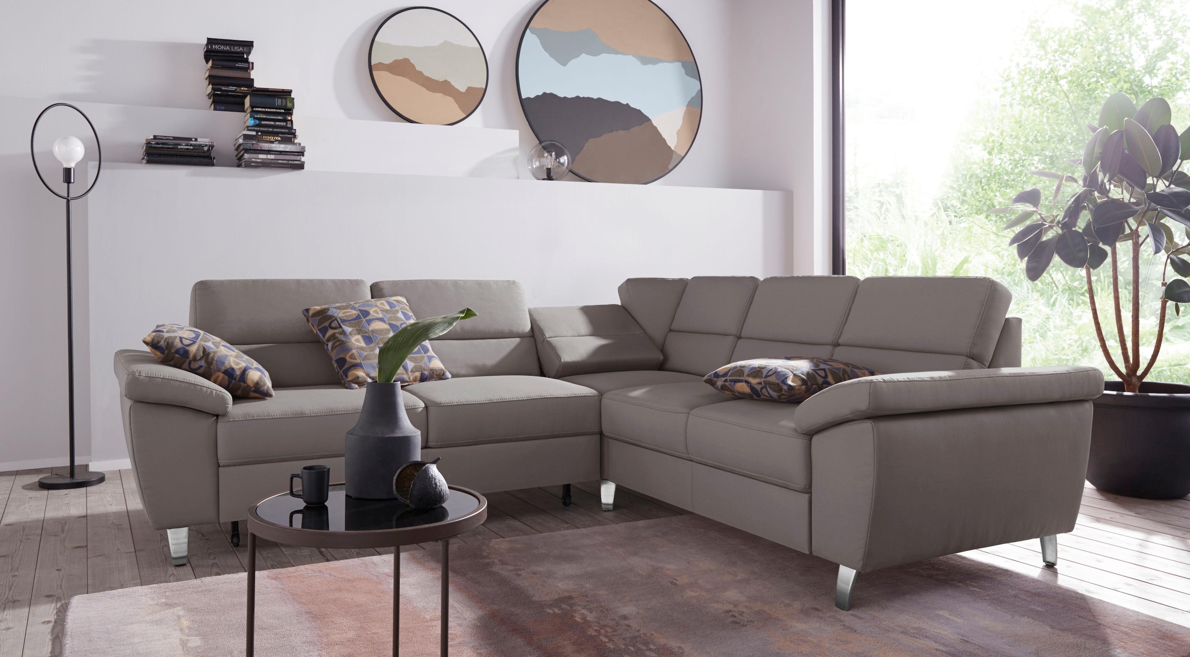 sit&more Ecksofa »Sorano L-Form«, wahlweise mit Bett- und Relaxfunktion, inkl. Bettkasten