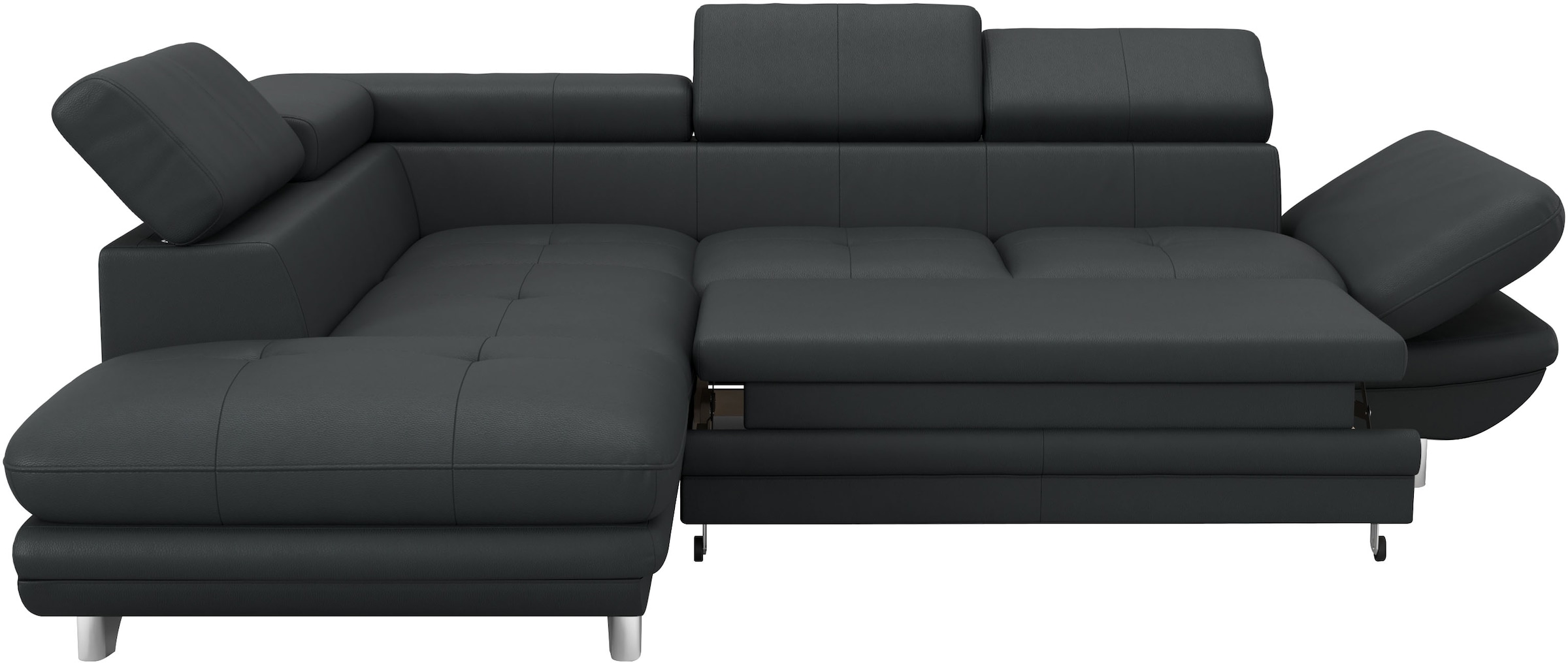 COTTA Ecksofa »Enterprise L-Form«, mit Arm- & Kopfteilverstellung, wahlweise mit Bettfunktion