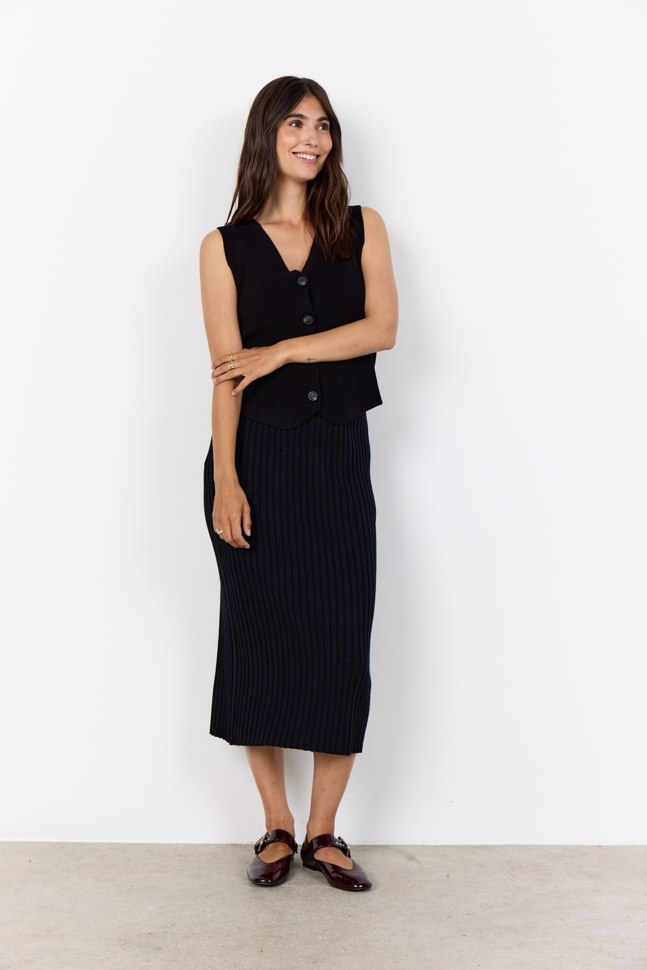 soyaconcept Gilet tricoté »SC-KANITA 27« mélange de viscose