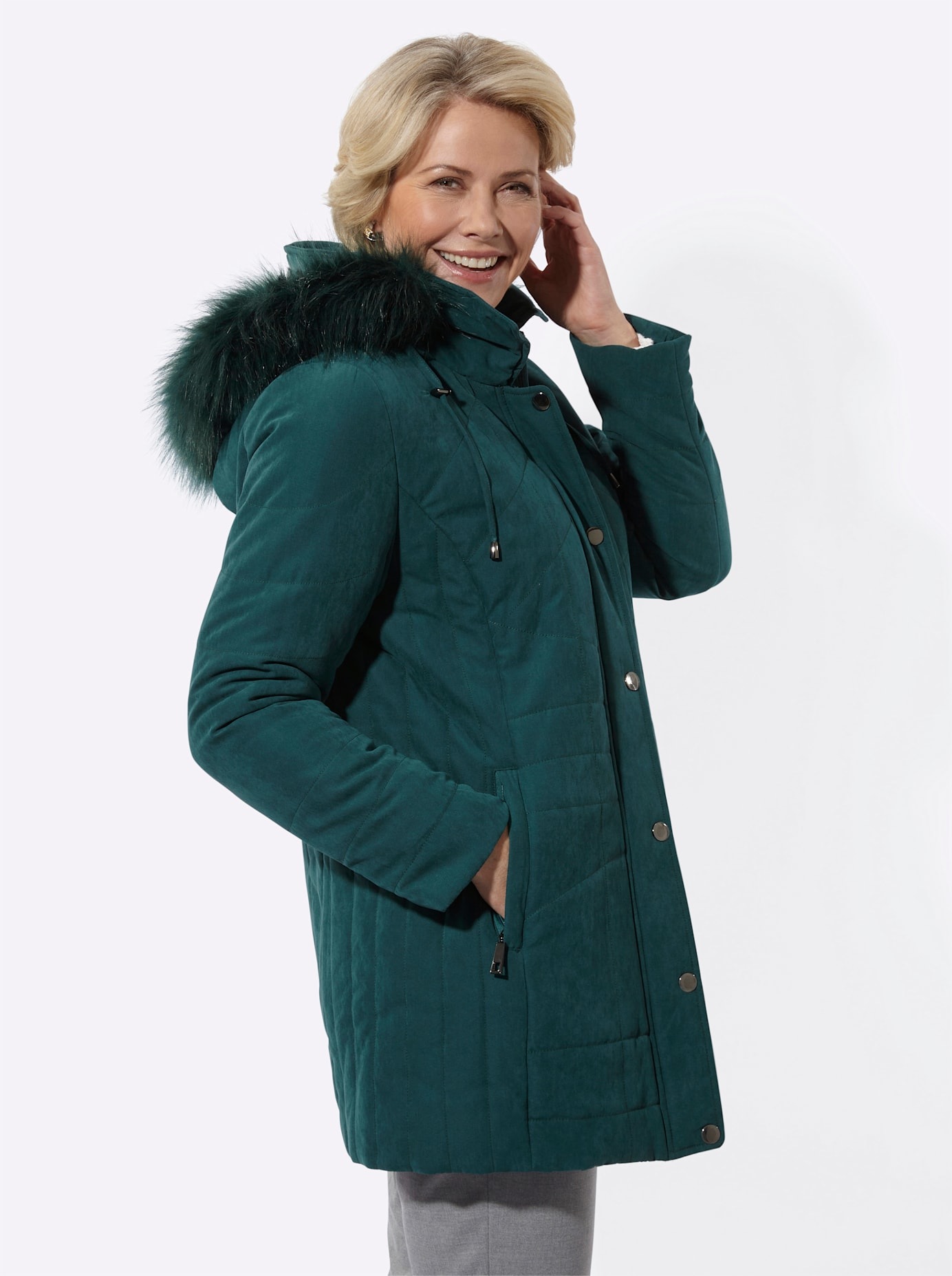Classic Veste matelassée mit Kapuze