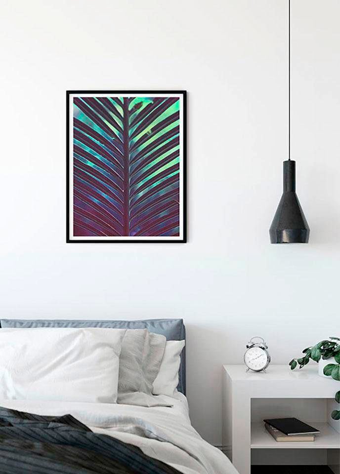 Komar Bild »Hide« Blätter | Pflanzen 1 Stk. tlg. Wandbild zur Dekoration - ohne Rahmen