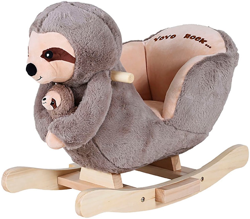 Knorrtoys® Schaukeltier »Faultier Luis«, mit Plüsch-Faultierbaby