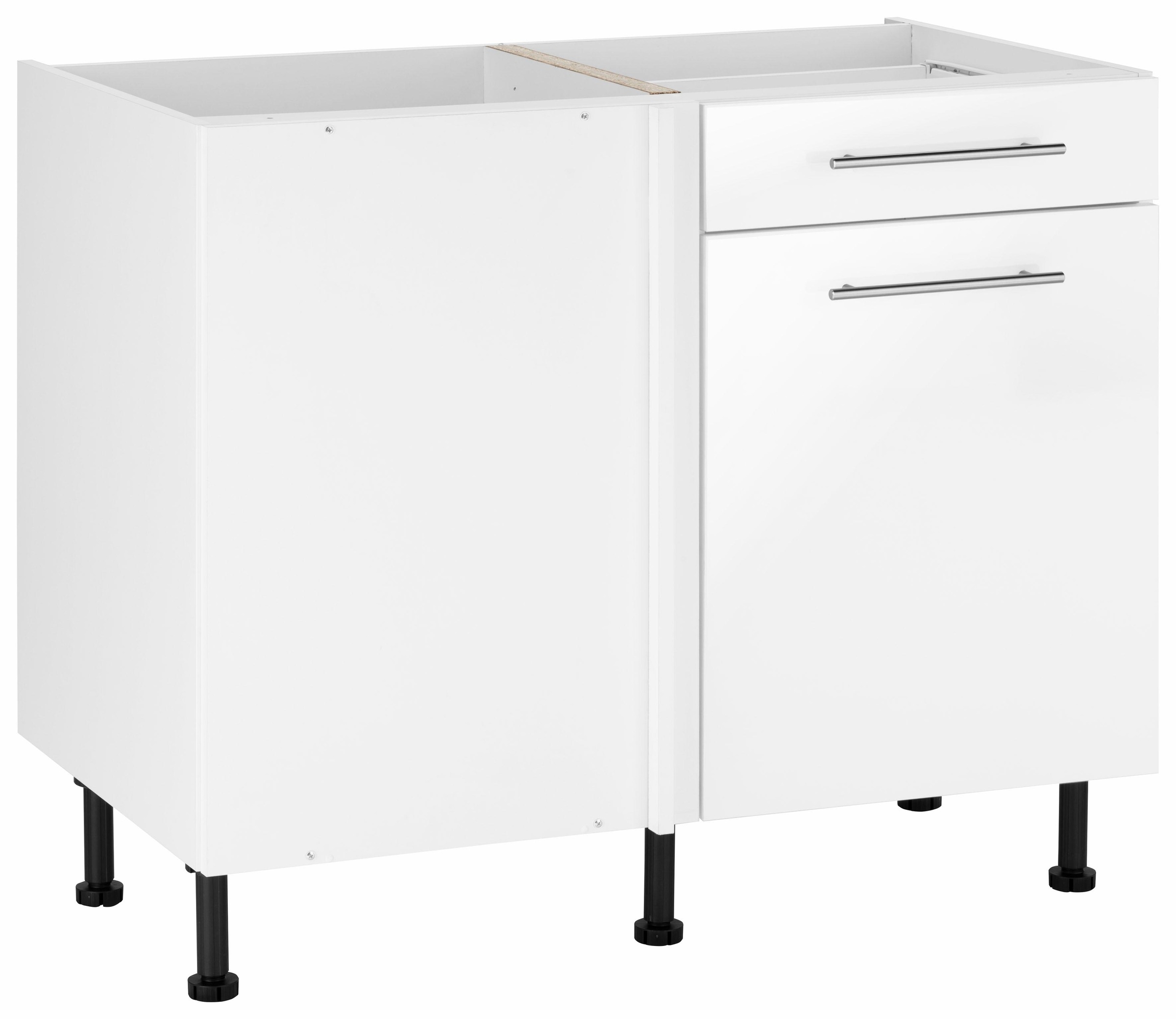 Image of wiho Küchen Eckunterschrank »Ela«, mit Metallgriffen bei Ackermann Versand Schweiz