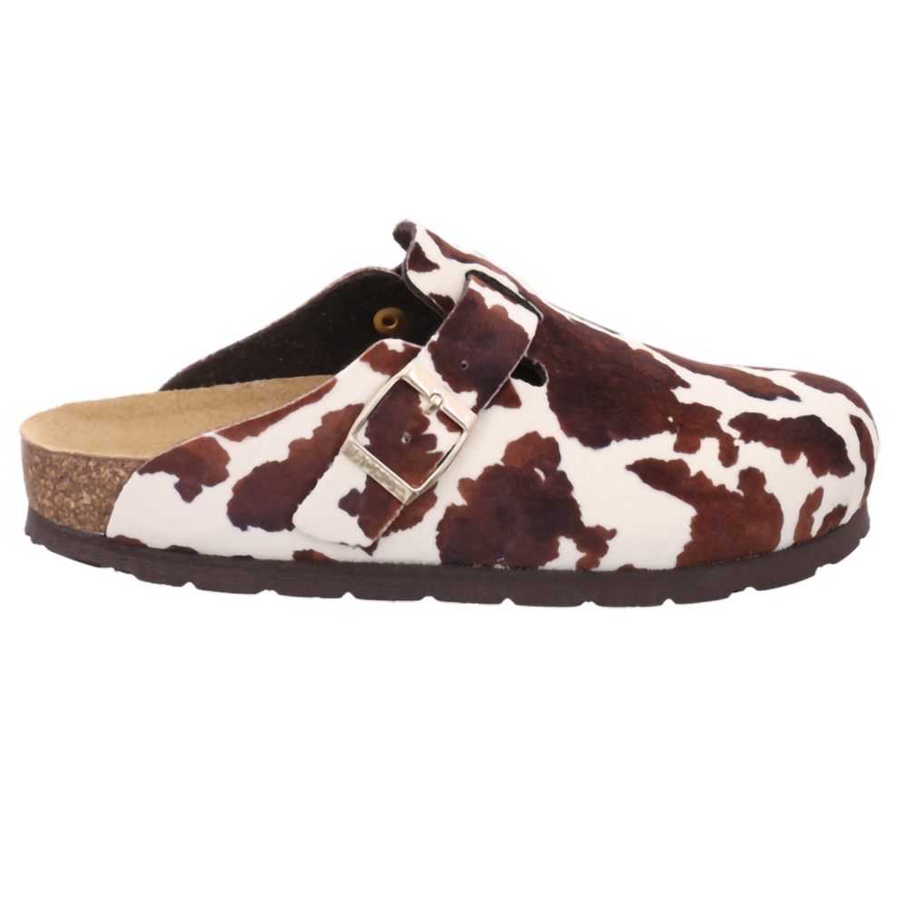 Rohde Sabot »Alba«  chausson, mule avec motif taches de vache intégral