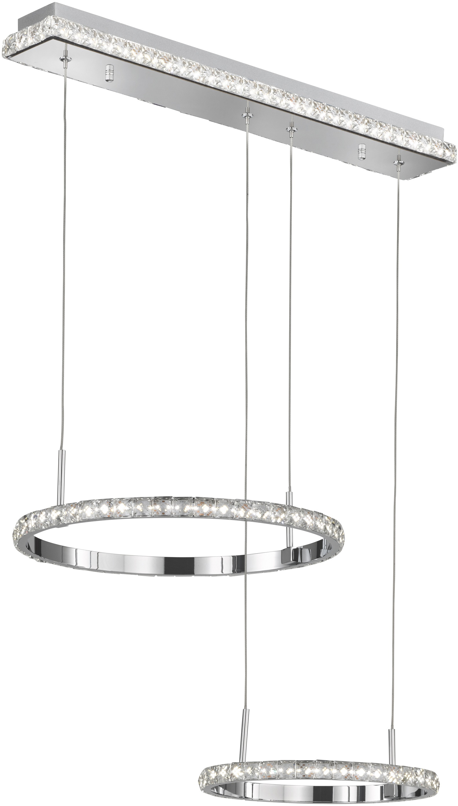 Image of WOFI LED Pendelleuchte »HARLEY«, LED-Modul, 1 St., Kristall bei Ackermann Versand Schweiz