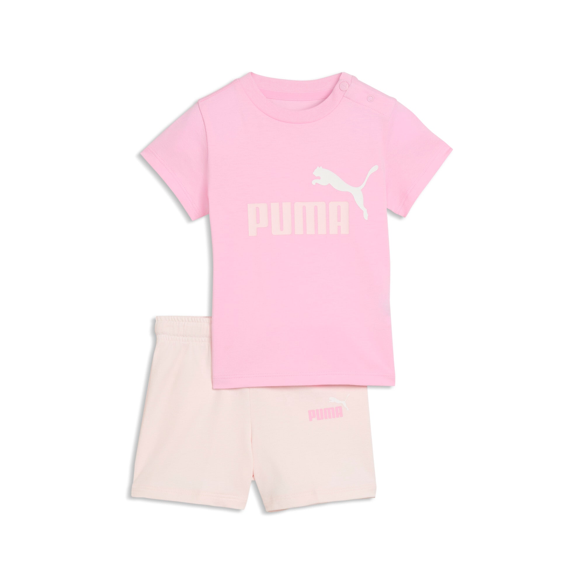 Image of PUMA Trainingsanzug "MINICATS ESS TEE AND SHORTS SET INF" 2 tlg. zweiteiliges Set, für Kinder, mit Rundhalsausschnitt, Regular Fit
