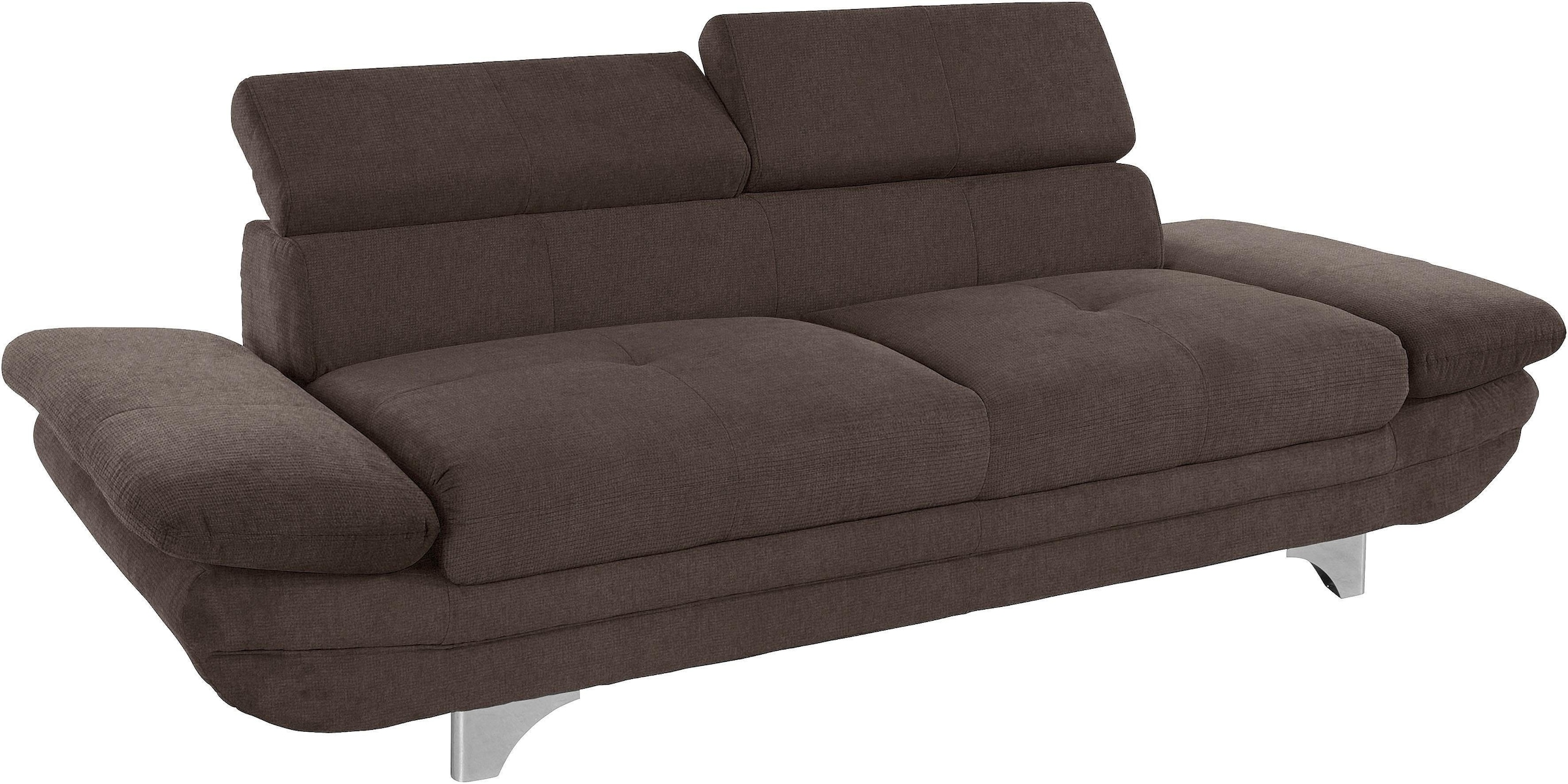 Image of COTTA Polstergarnitur "Enterprise" Set, Set bestehend aus 2,5-Sitzer mit Arm- & Kopfteilverstellung & Hocker