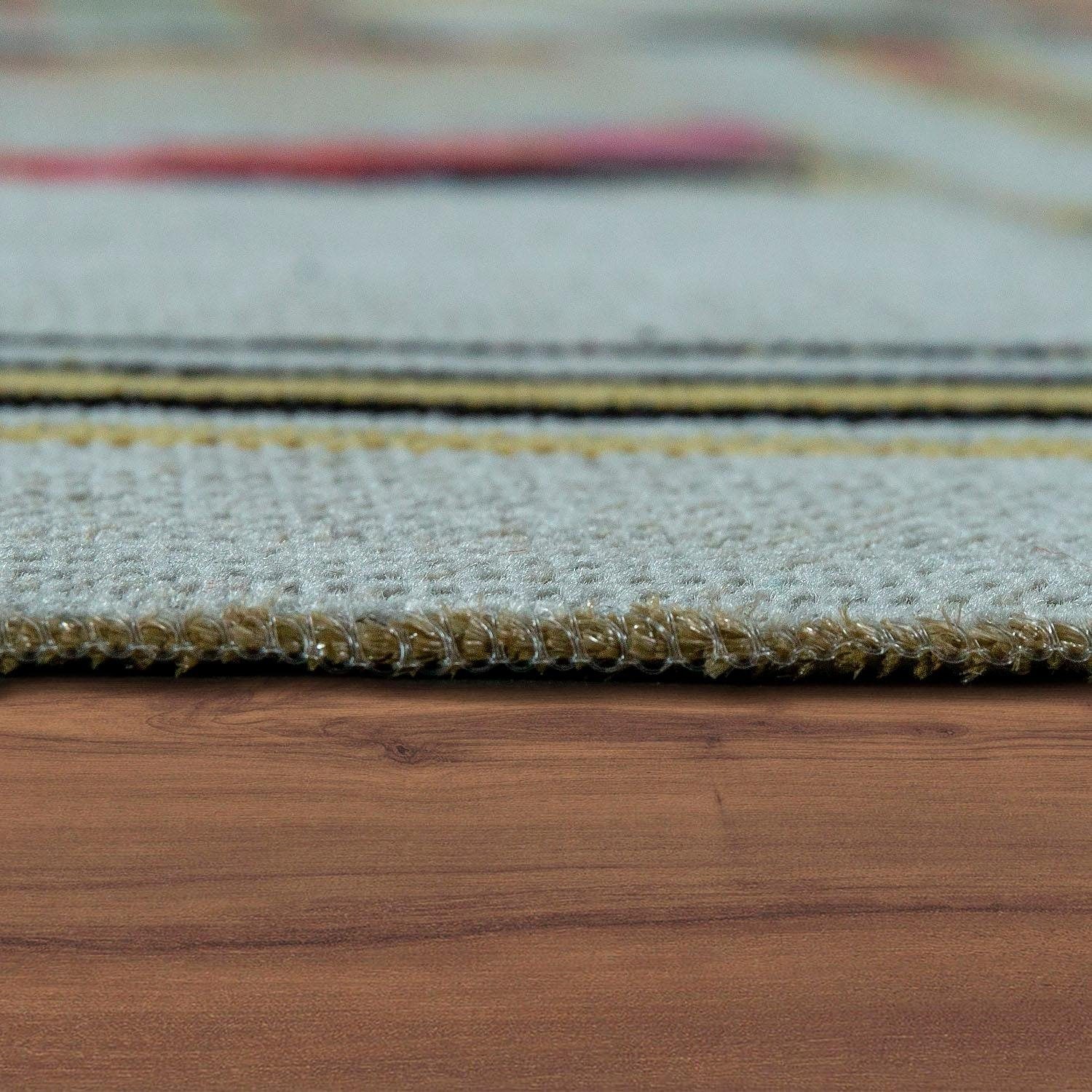 Paco Home Läufer »Artigo 406«, rechteckig, 4 mm Höhe, Teppich-Läufer, Patchwork Muster, Vintage Design, Outdoor geeignet