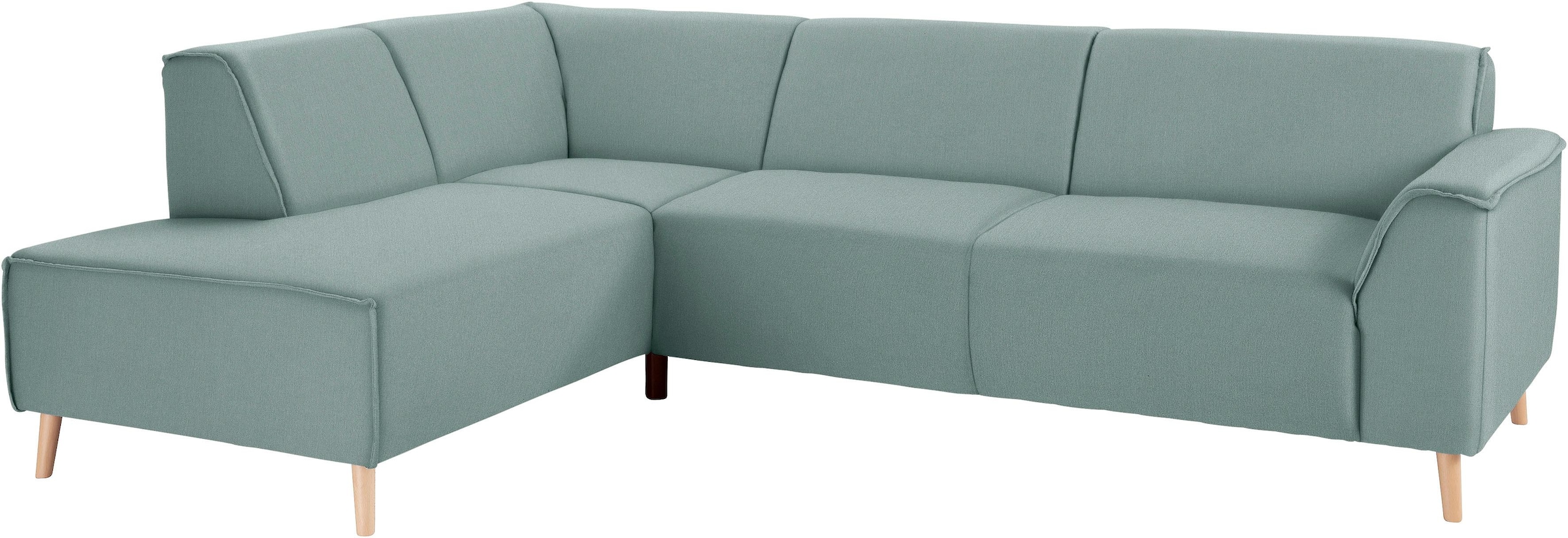 Image of Home affaire Ecksofa "Janek Scandic Design, elegant und zeitlos, L-Form" mit Federkern und Keder in scandinavischem Design