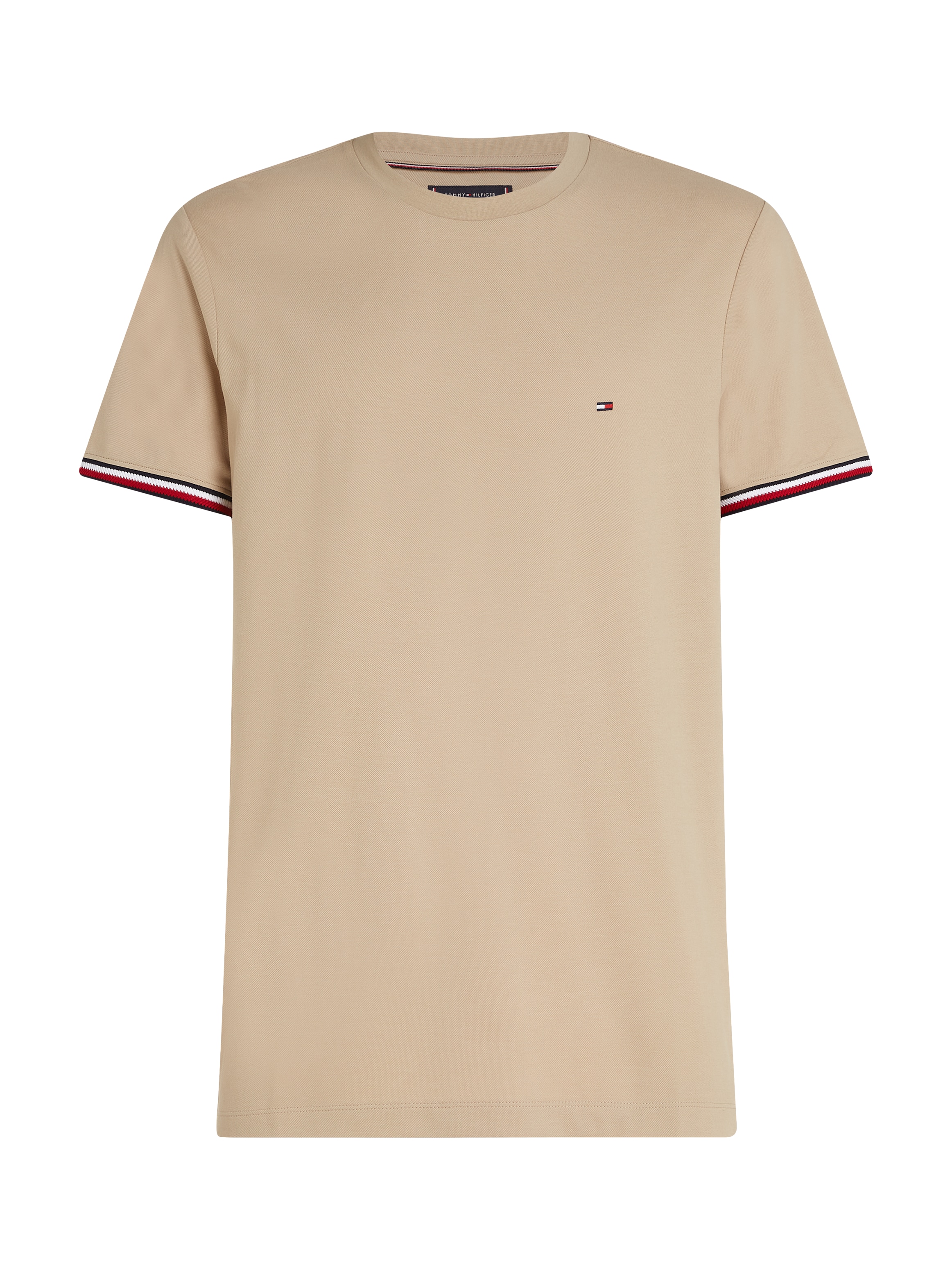 Tommy Hilfiger T-Shirt »GLOBAL STRIPE CUFF TEE«