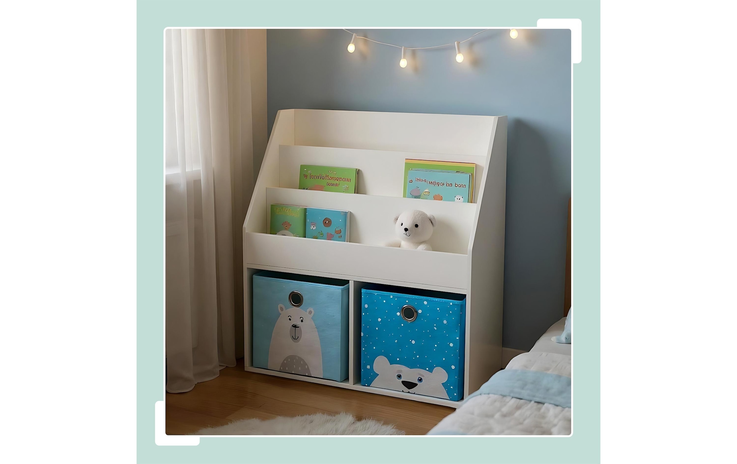 relaxdays Bücherregal »für Kinder 79 x 72 x 30,5 cm«
