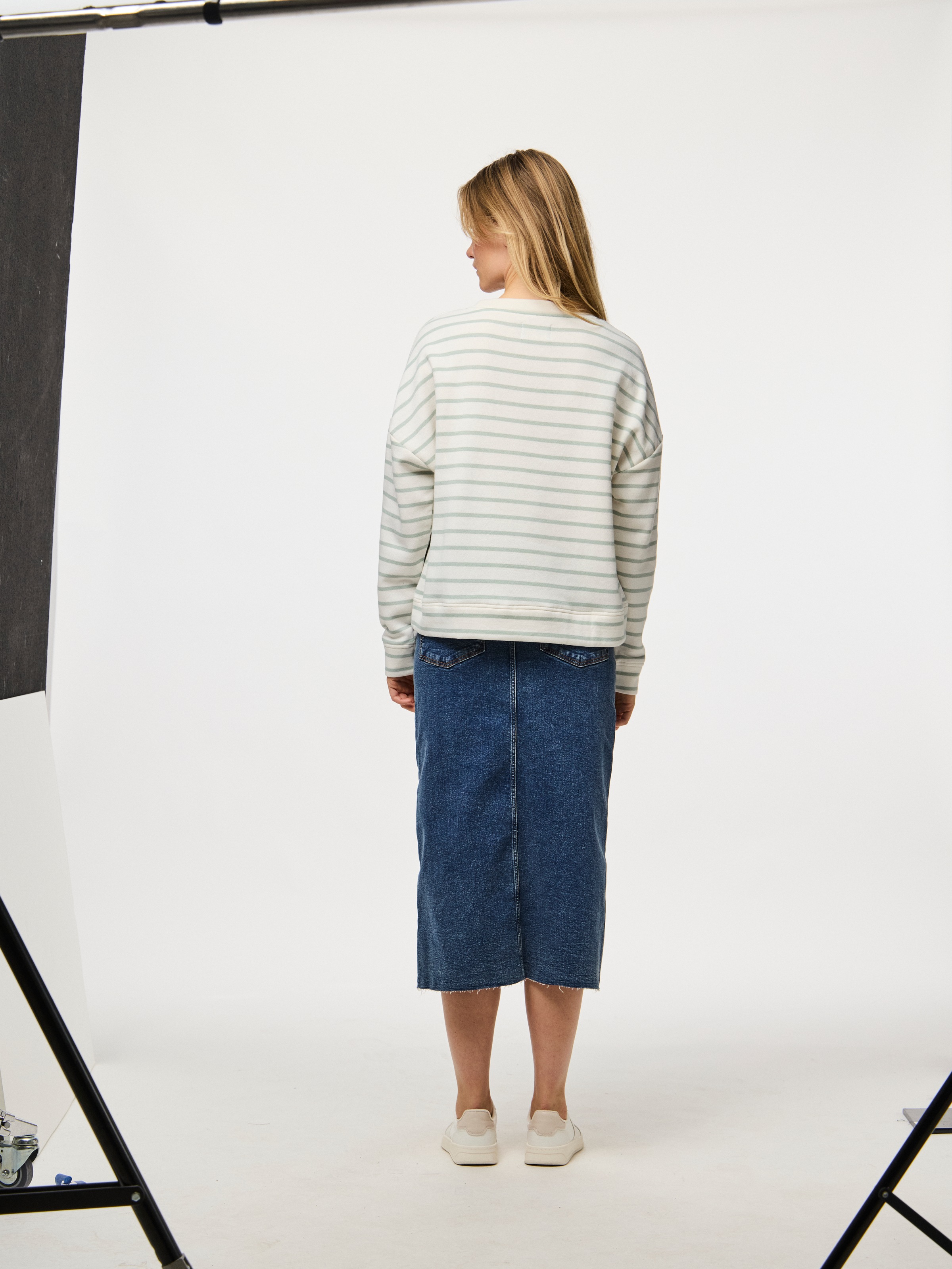 pieces Sweatshirt »PCCHILLI LS SWEAT STRIPES NOOS BC«