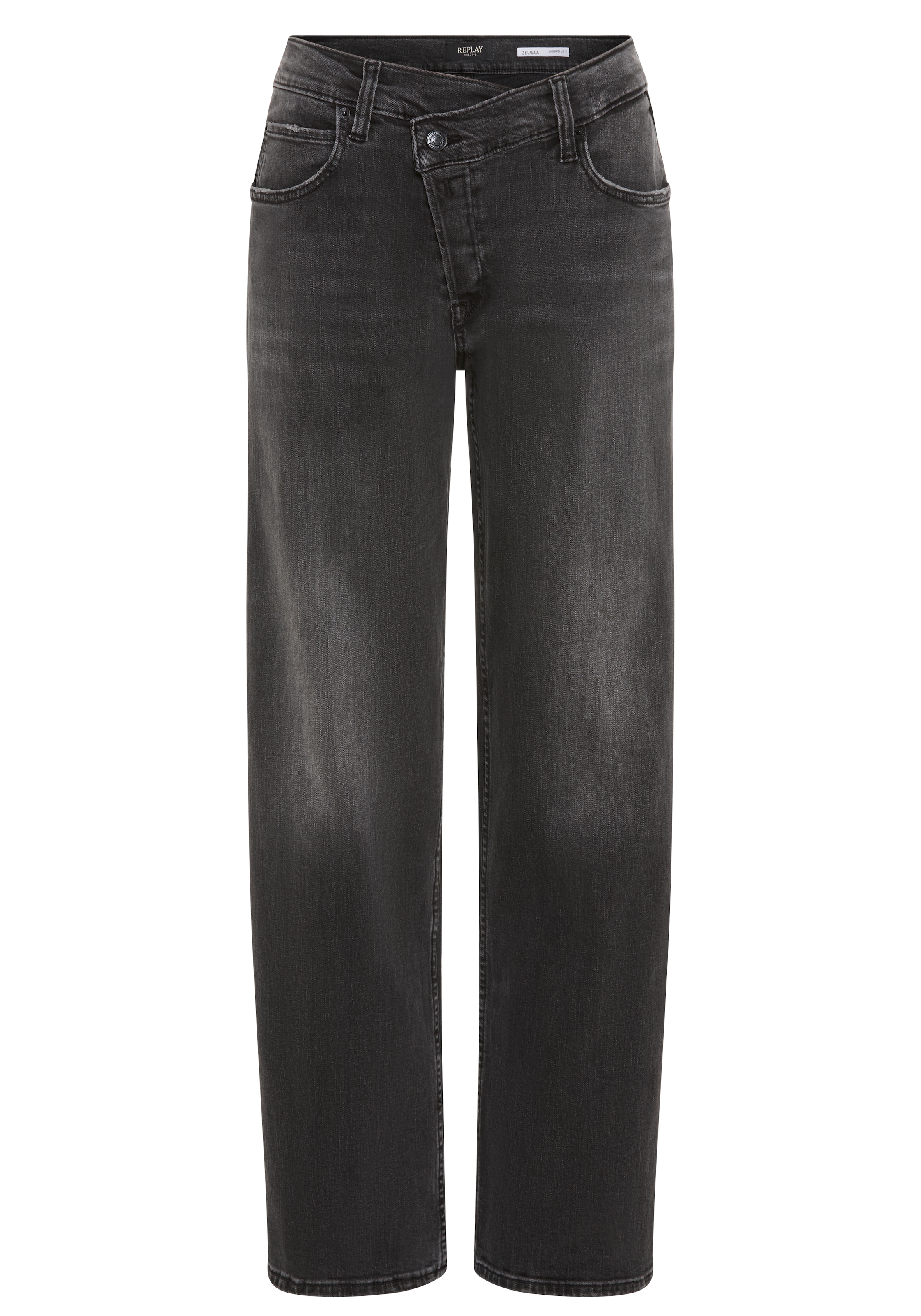 Replay Jeans large »ZELMAA« mit asymmetrischem Verschluss