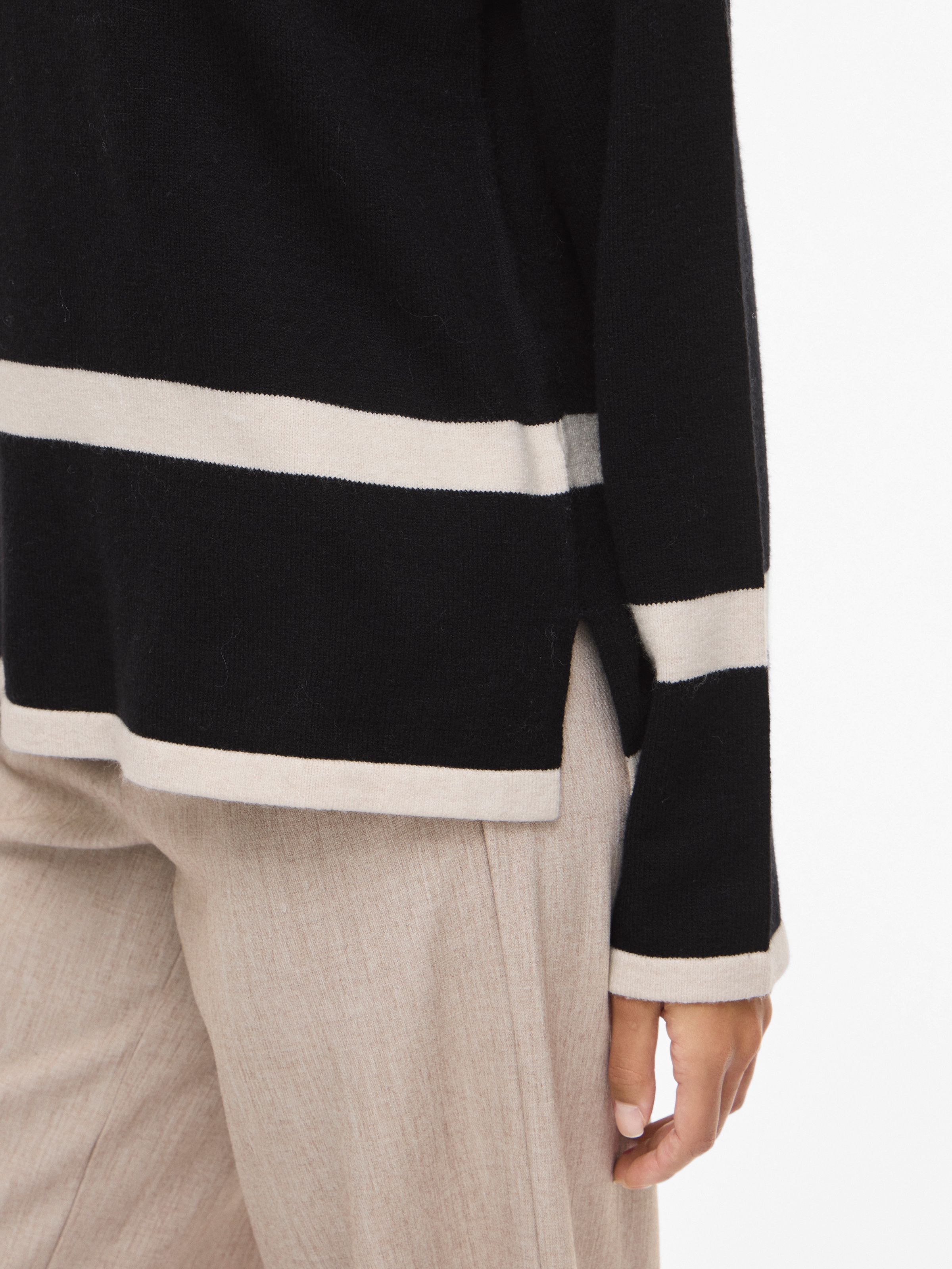 Vila Pull à col rond »VIRIL O-NECK OVERSIZE L/S KNIT TOP- NOOS«