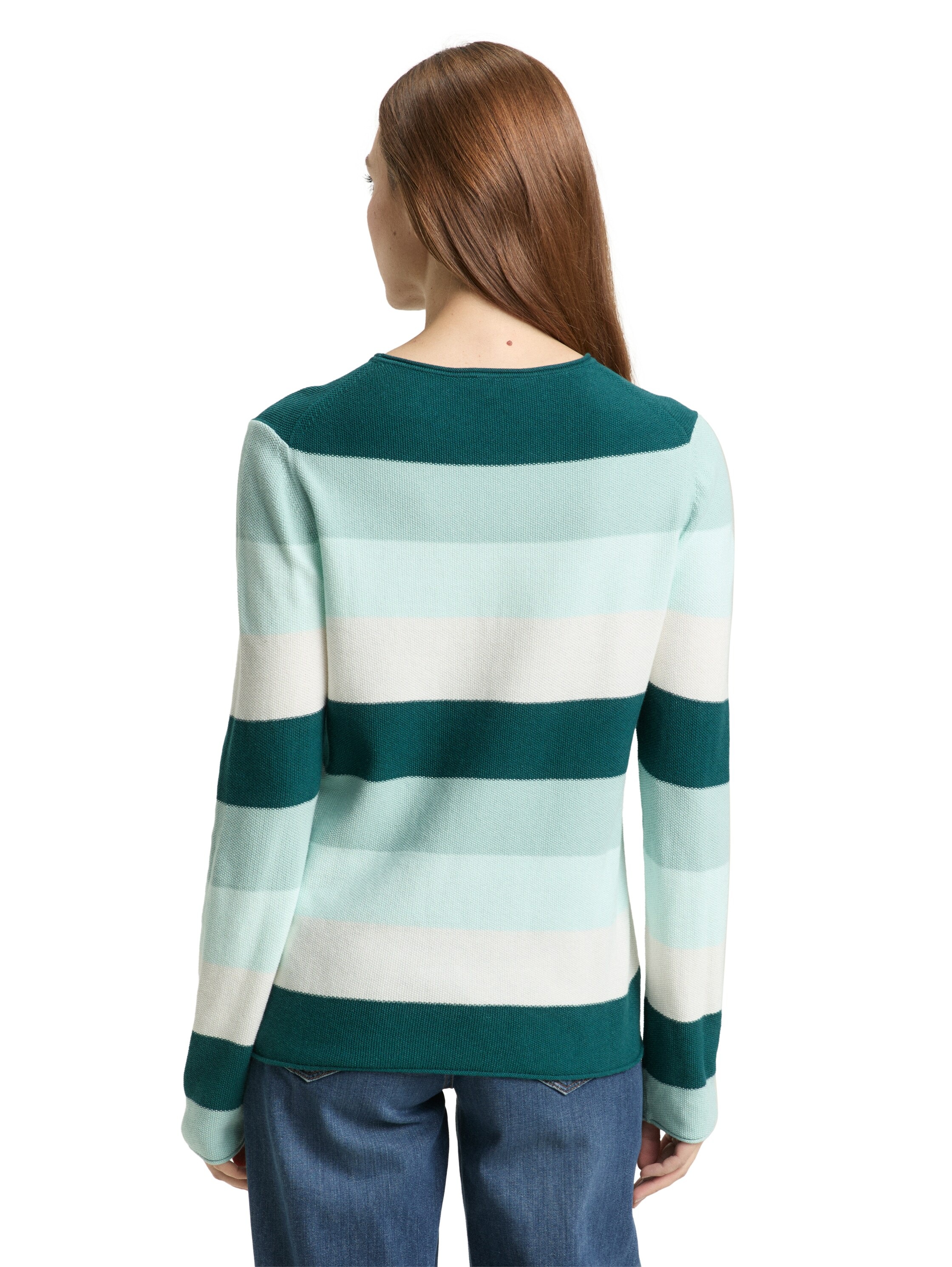 TOM TAILOR Pull en tricot »Otto« avec viscose