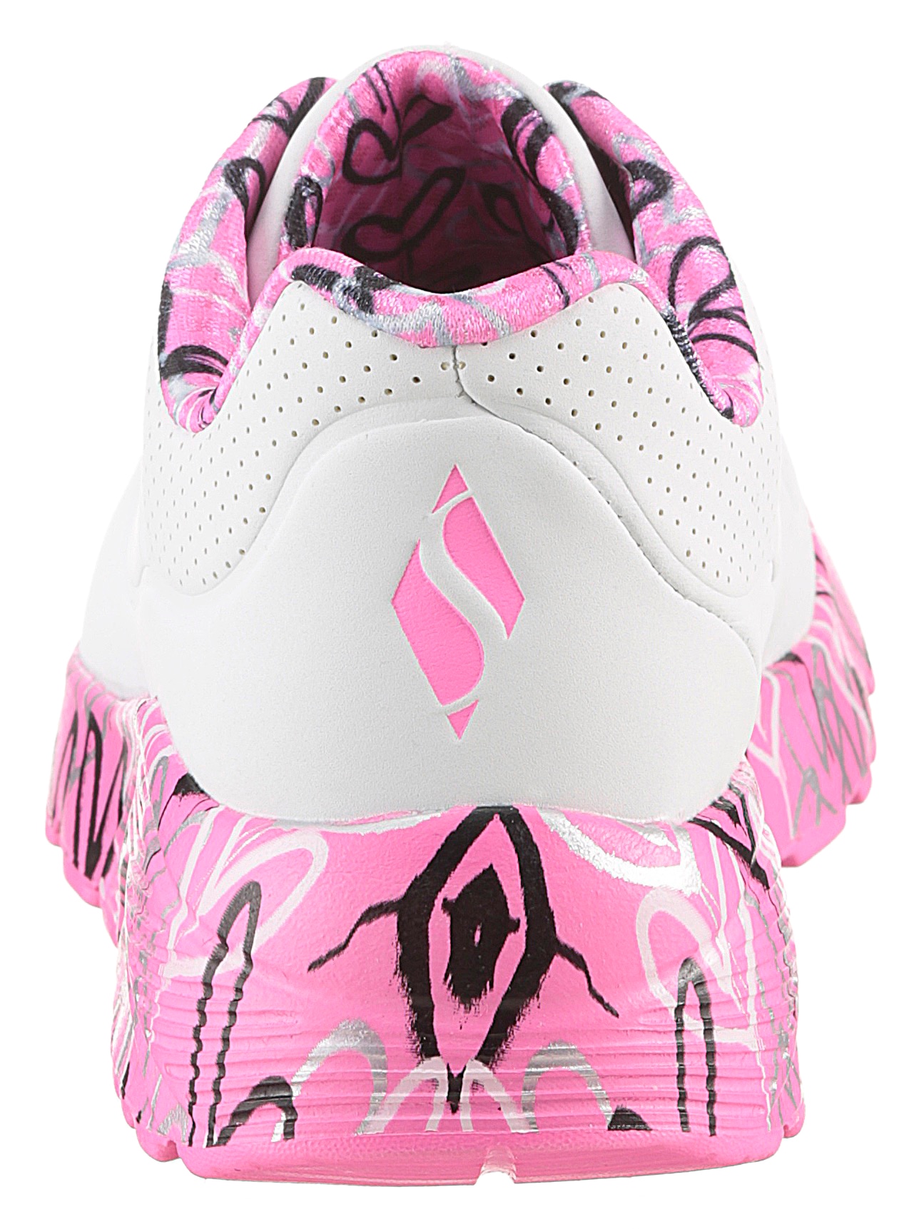 Skechers Sneaker »UNO LITE-LOVELY LUV«  , Schnürschuh mit bedruckter Sohle, Grössenschablone zum Download