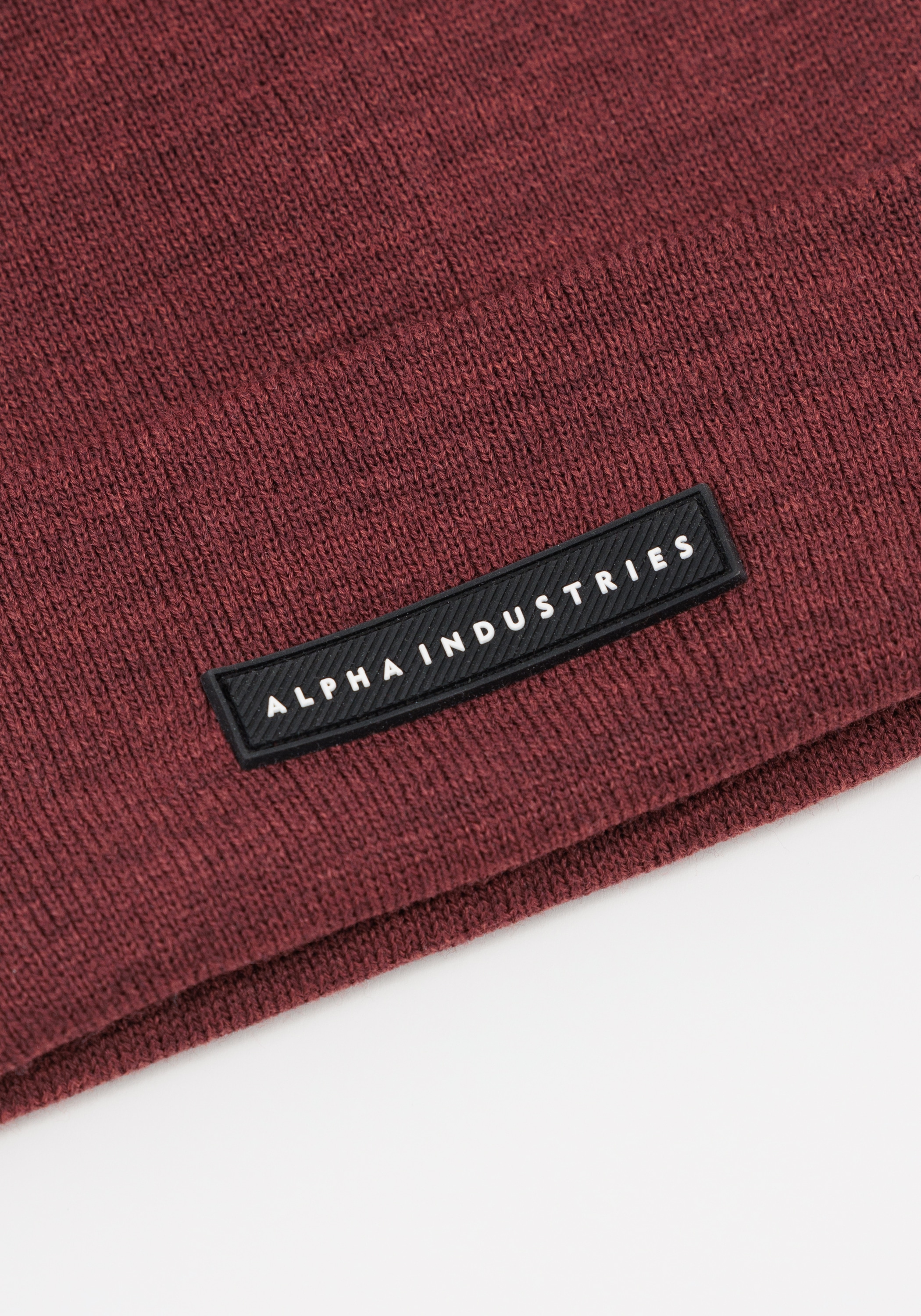 Alpha Industries Bonnet de ski »Rubber Logo Beanie«