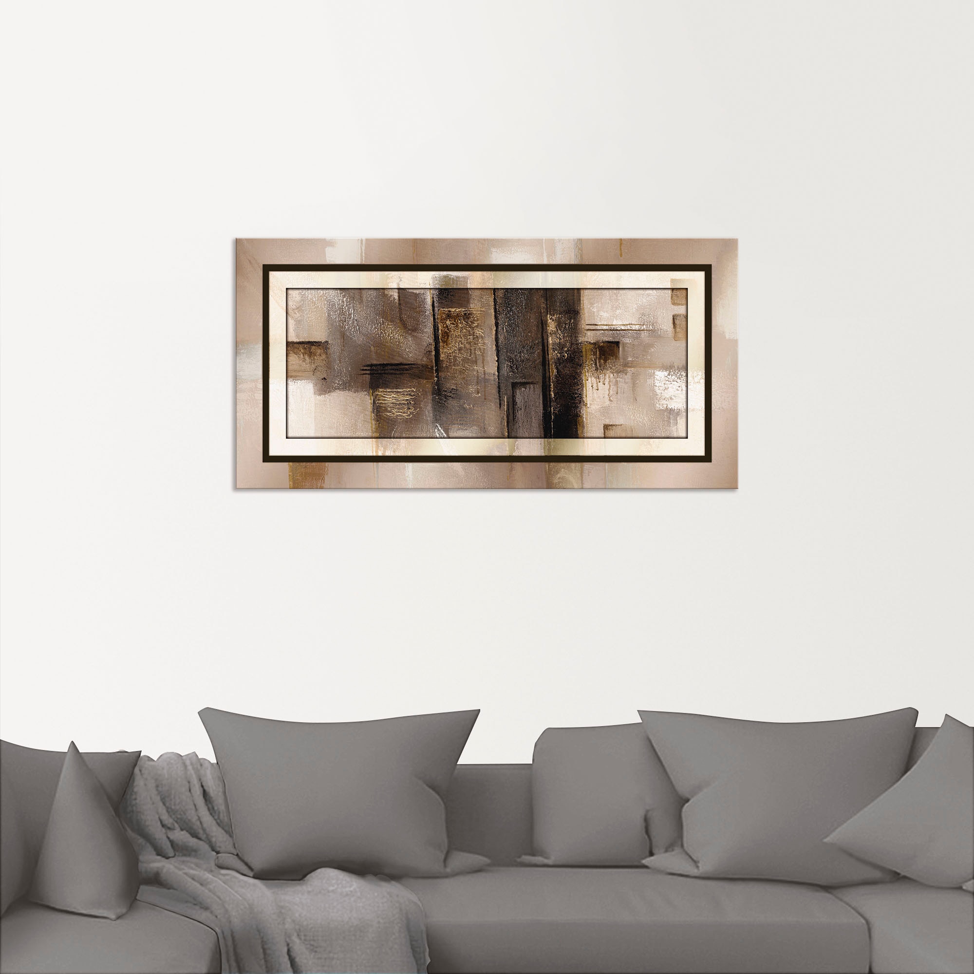 Artland Wandbild »Quadrate - abstrakt 1«, Muster, (1 St.), als Alubild, Outdoorbild, Leinwandbild, Poster in verschied. Grössen