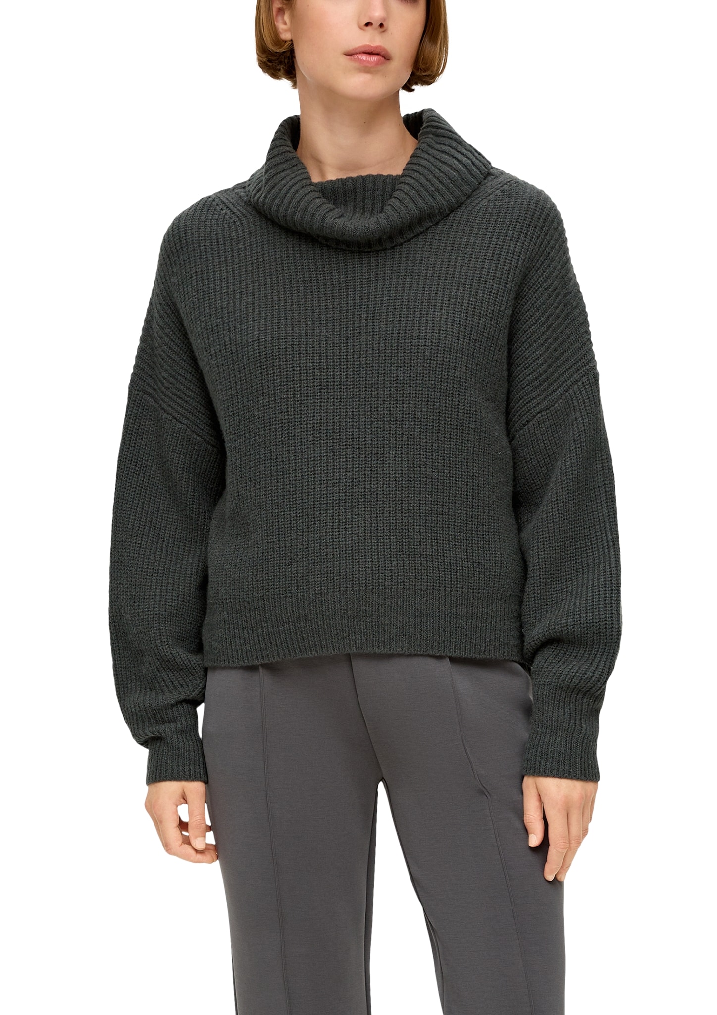 s.Oliver Strickpullover, mit überschnittenen Schultern