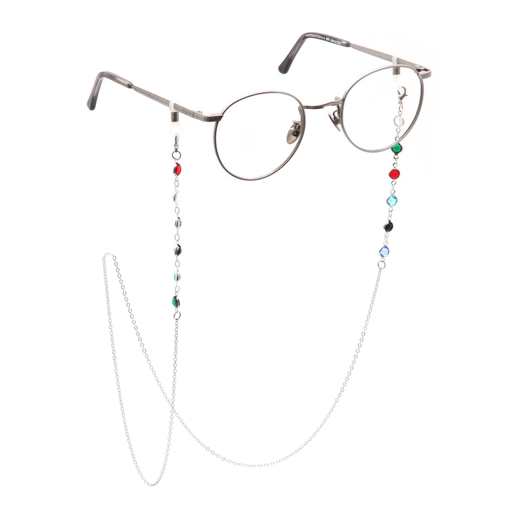 Firetti Brillenkette »mit bunten Details, rhodiniert«