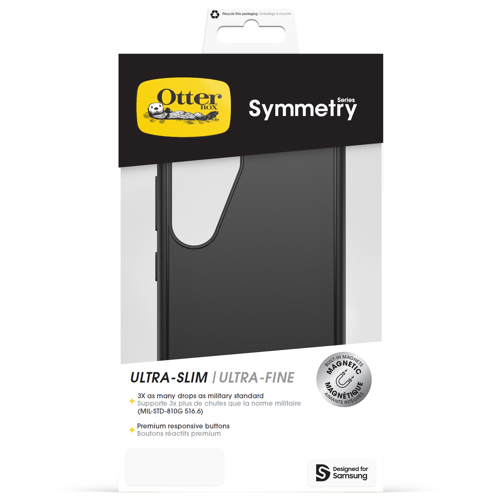 Image of Otterbox Handyhülle "Symmetry Magnets Samsung Galaxy S25" Smartphones Backcover, Schutzhülle, Handyschutzhülle, Case, Schutzcase, stossfest