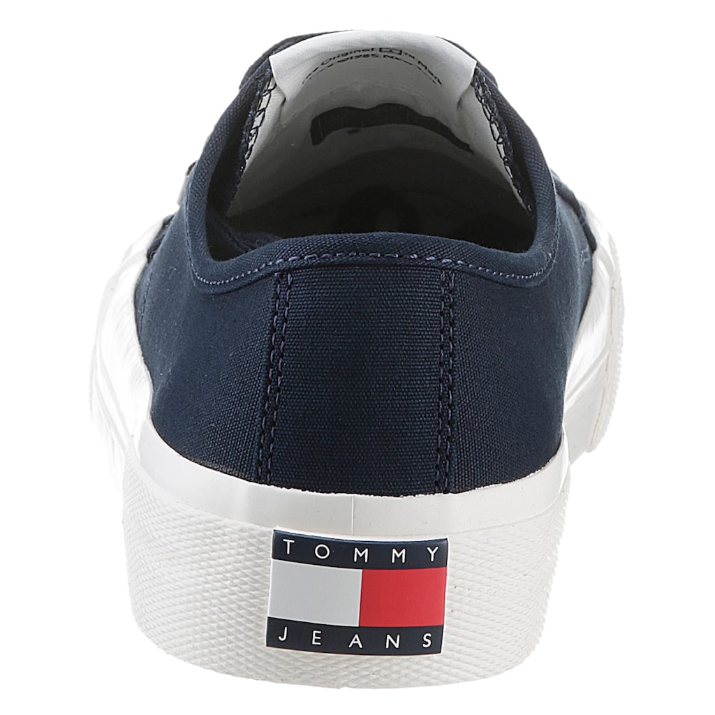 Tommy Jeans Sneaker »TJM LACE UP CANVAS COLOR«, mit Label, Freizeitschuh, Halbschuh, Schnürschuh